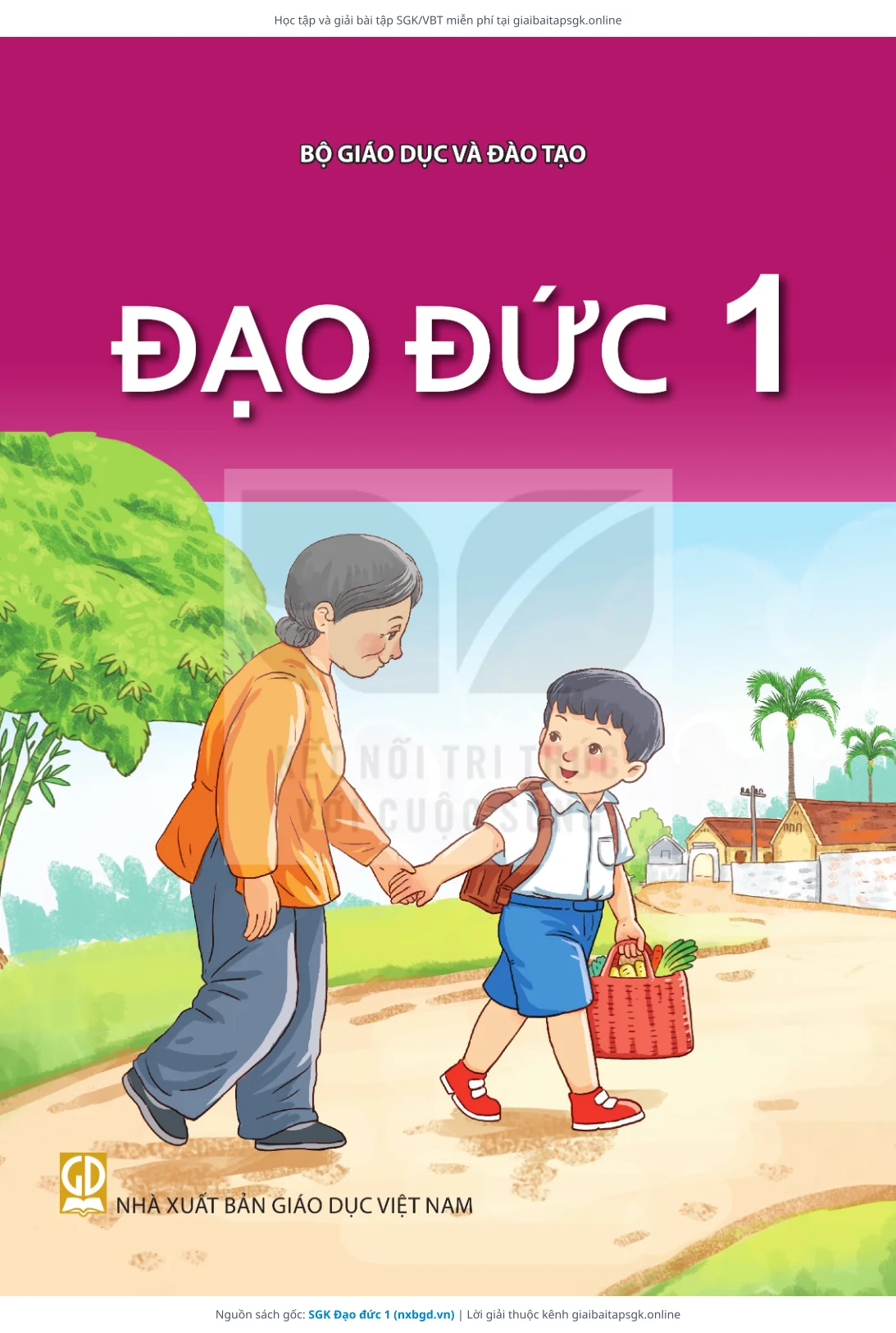 Trang 1 sách giáo khoa SGK Đạo đức 1 bản chuẩn