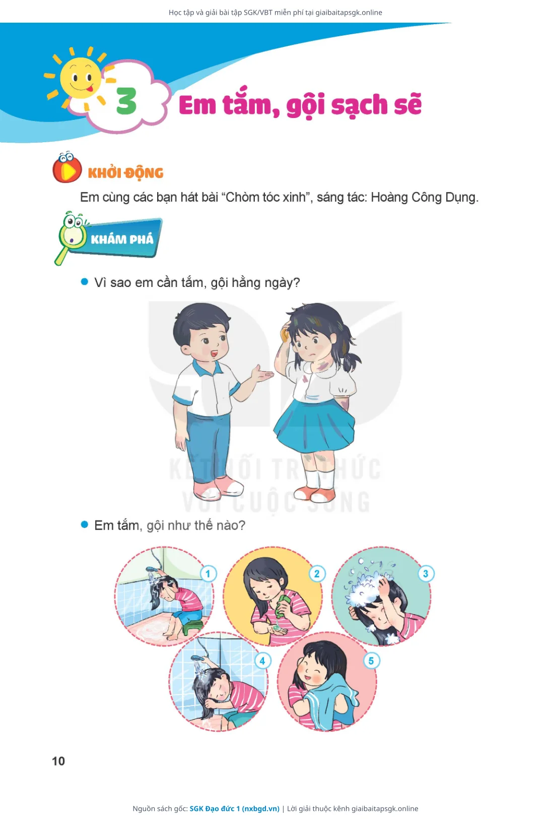 Trang 11 sách giáo khoa SGK Đạo đức 1 thu nhỏ