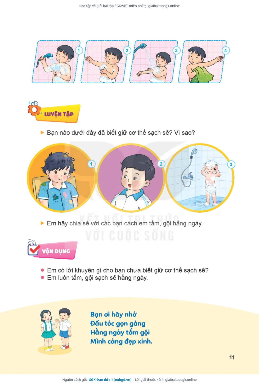Trang 12 sách giáo khoa SGK Đạo đức 1 thu nhỏ