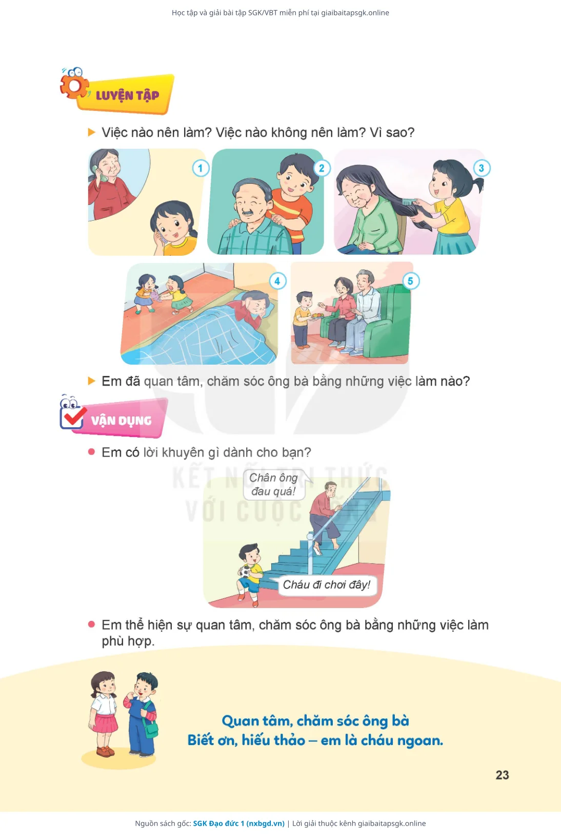 Trang 24 sách giáo khoa SGK Đạo đức 1 thu nhỏ