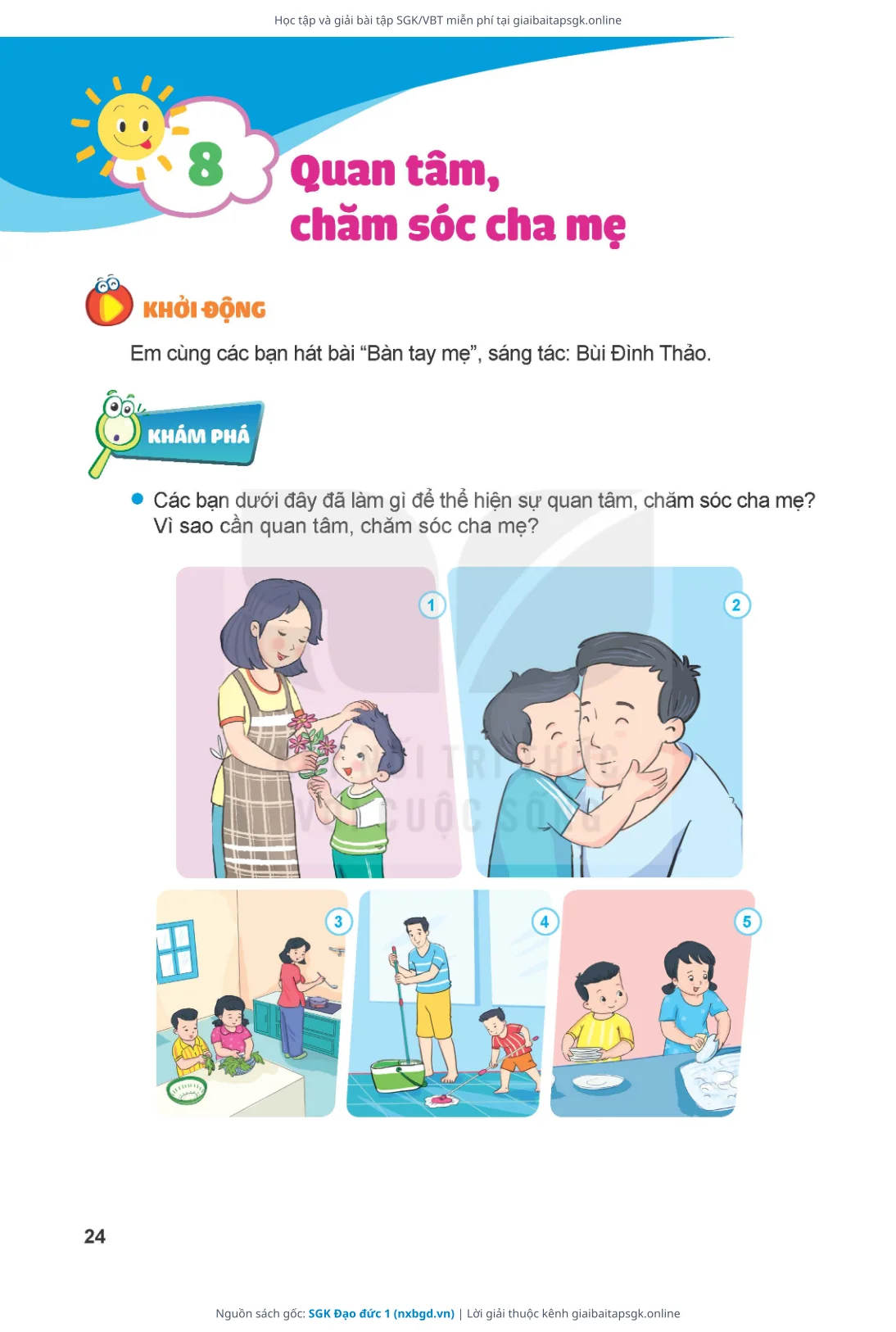 Trang 25 sách giáo khoa SGK Đạo đức 1 thu nhỏ