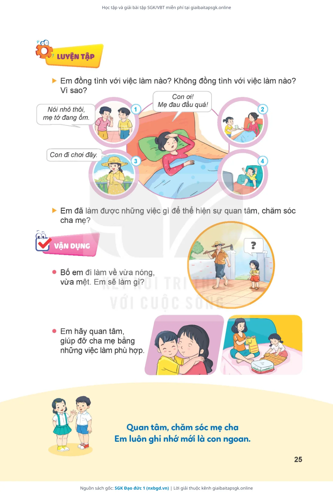 Trang 26 sách giáo khoa SGK Đạo đức 1 thu nhỏ