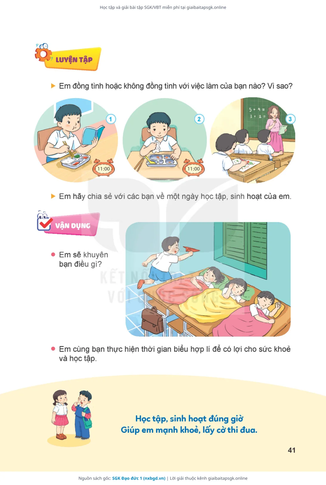 Trang 42 sách giáo khoa SGK Đạo đức 1 thu nhỏ