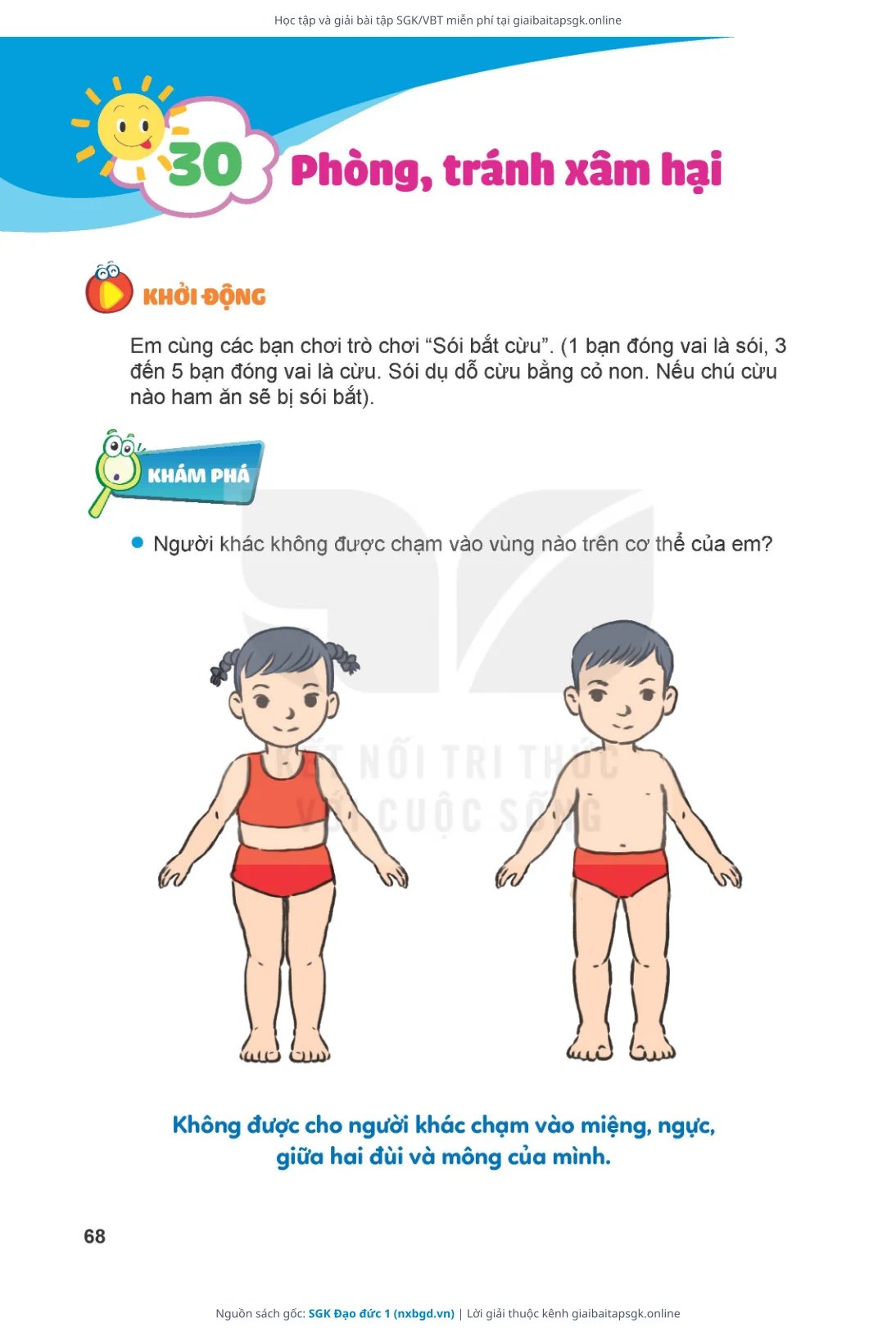 Trang 69 sách giáo khoa SGK Đạo đức 1 thu nhỏ