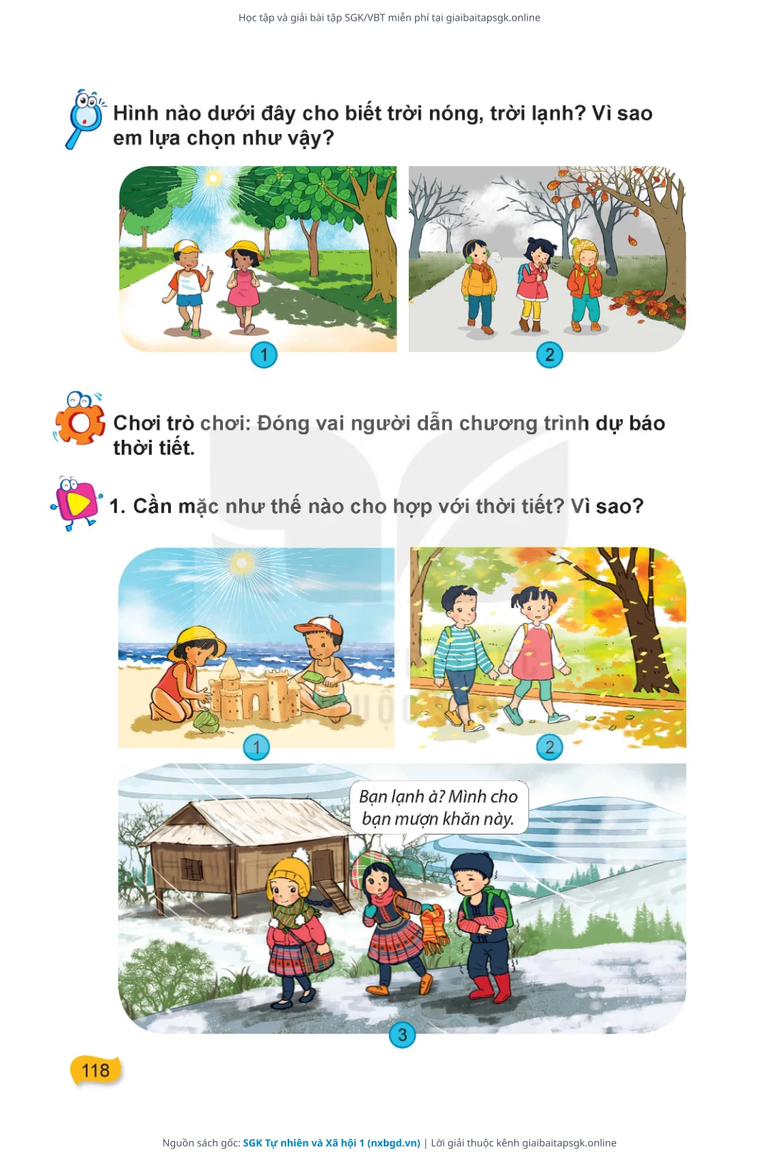 Trang 119 sách giáo khoa SGK Tự nhiên và Xã hội 1 thu nhỏ