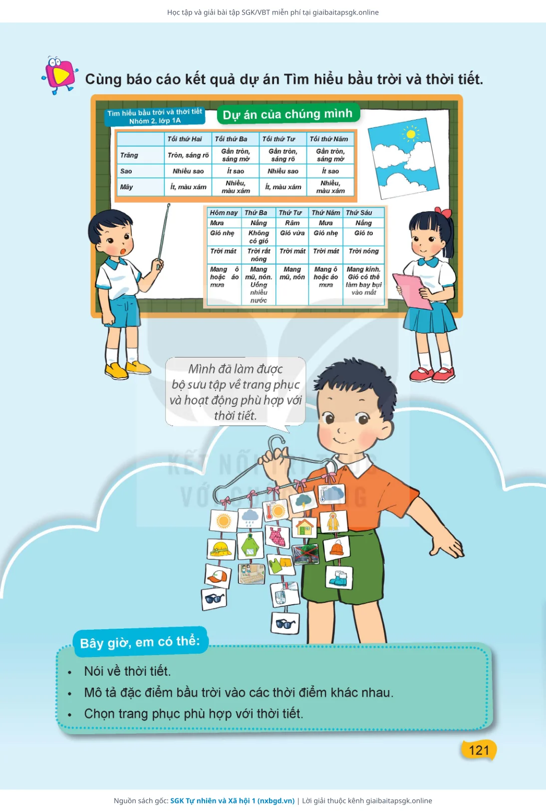 Trang 122 sách giáo khoa SGK Tự nhiên và Xã hội 1 thu nhỏ