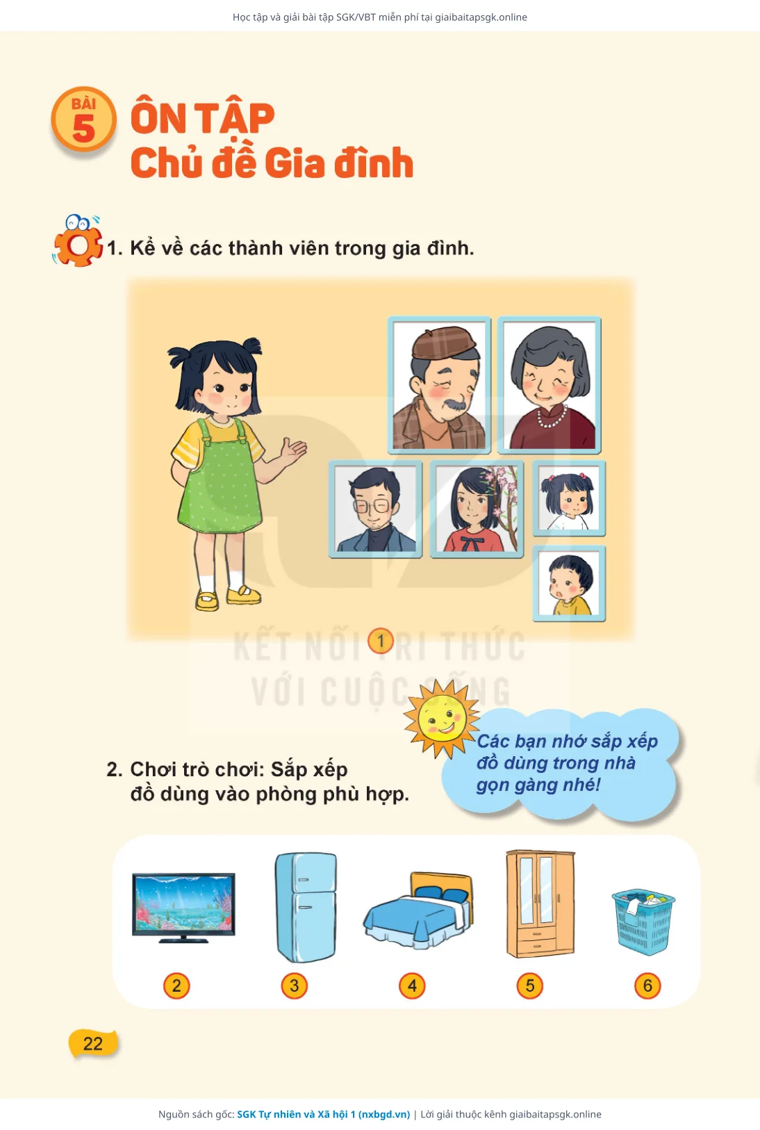 Trang 23 sách giáo khoa SGK Tự nhiên và Xã hội 1 thu nhỏ