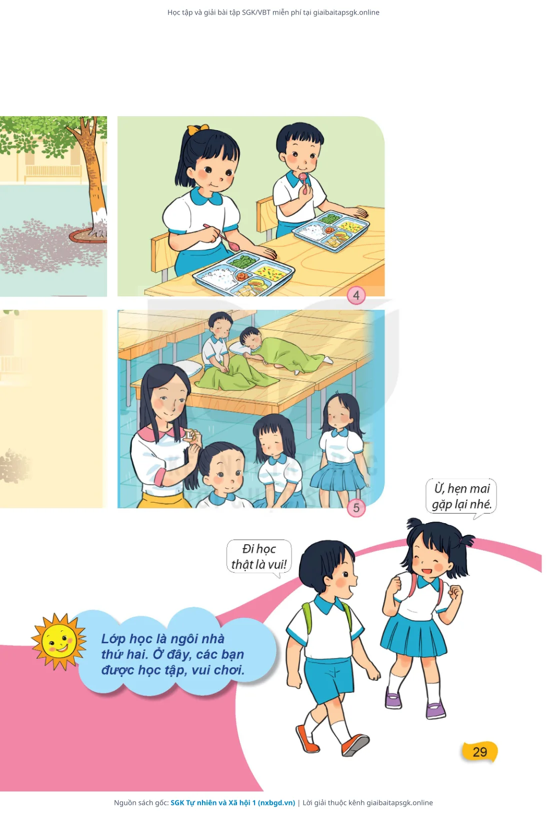 Trang 30 sách giáo khoa SGK Tự nhiên và Xã hội 1 thu nhỏ
