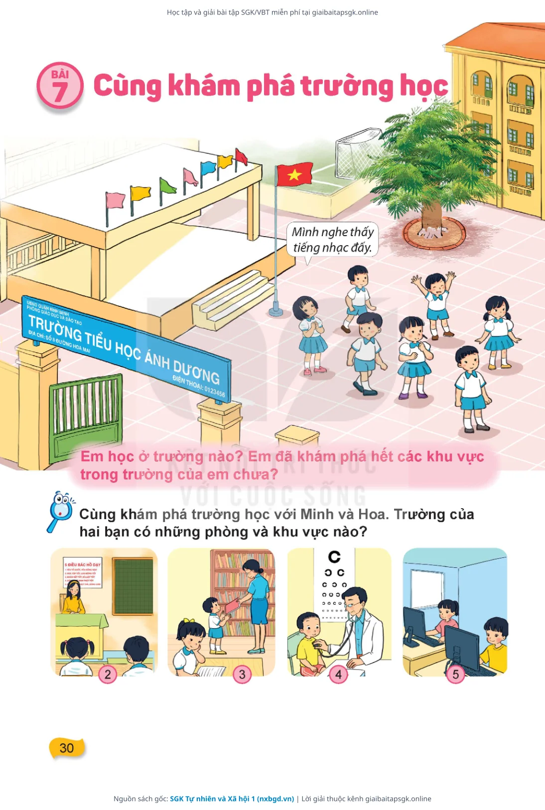 Trang 31 sách giáo khoa SGK Tự nhiên và Xã hội 1 thu nhỏ
