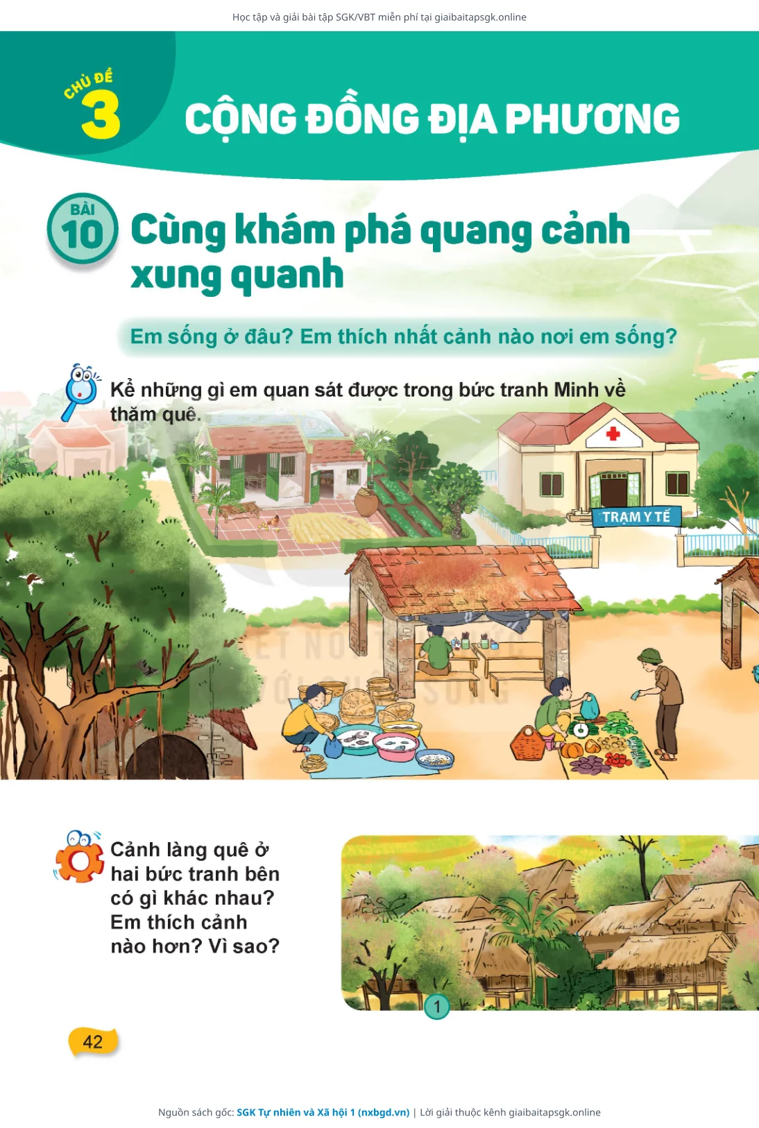 Trang 43 sách giáo khoa SGK Tự nhiên và Xã hội 1 thu nhỏ