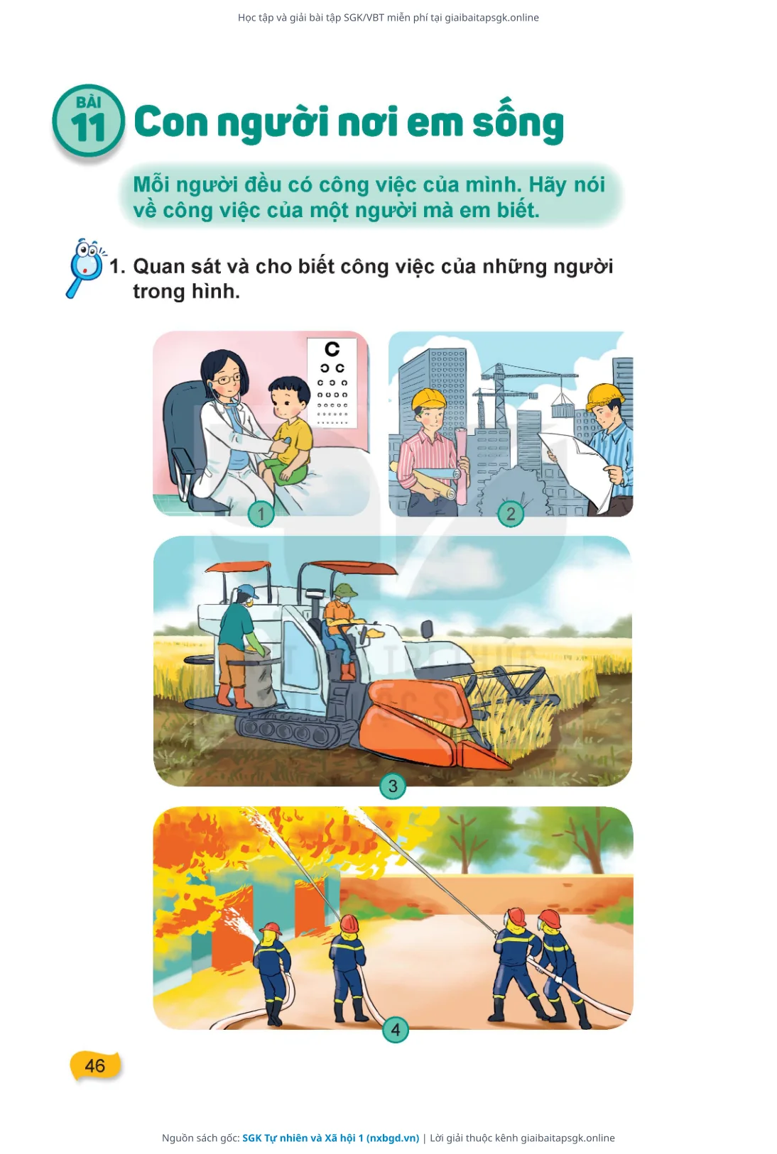Trang 47 sách giáo khoa SGK Tự nhiên và Xã hội 1 thu nhỏ