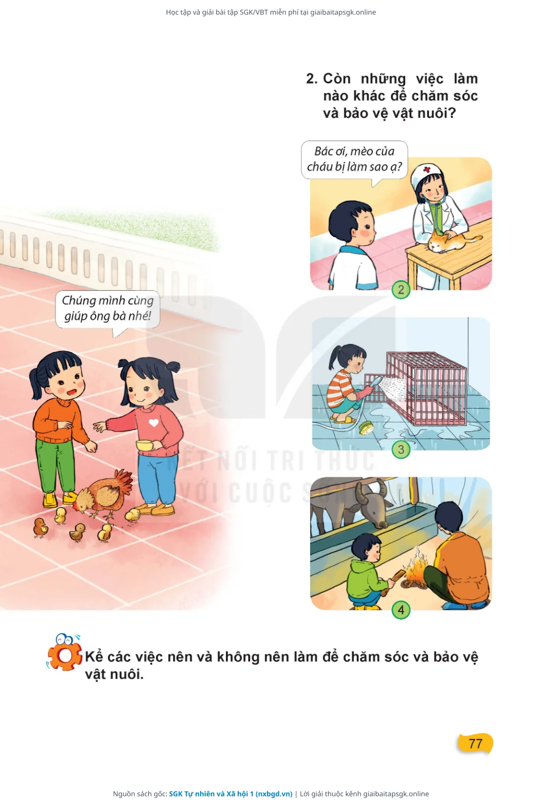 Trang 78 sách giáo khoa SGK Tự nhiên và Xã hội 1 thu nhỏ
