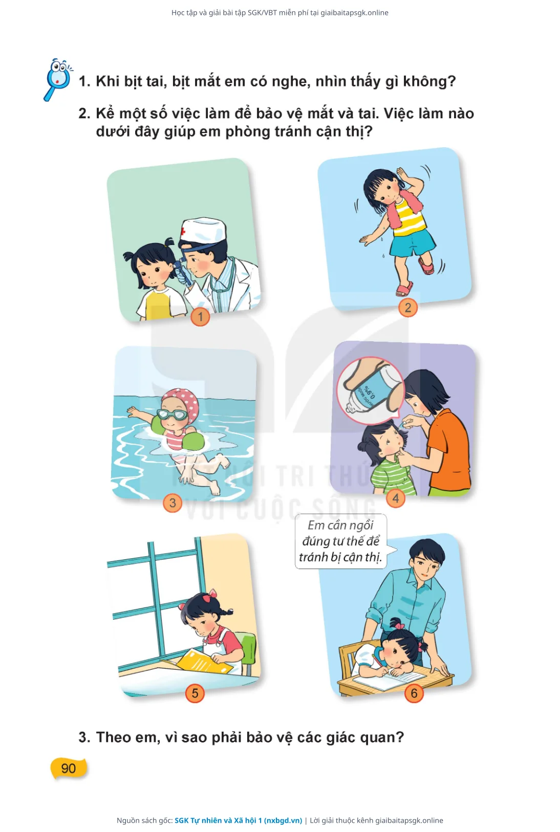 Trang 91 sách giáo khoa SGK Tự nhiên và Xã hội 1 thu nhỏ