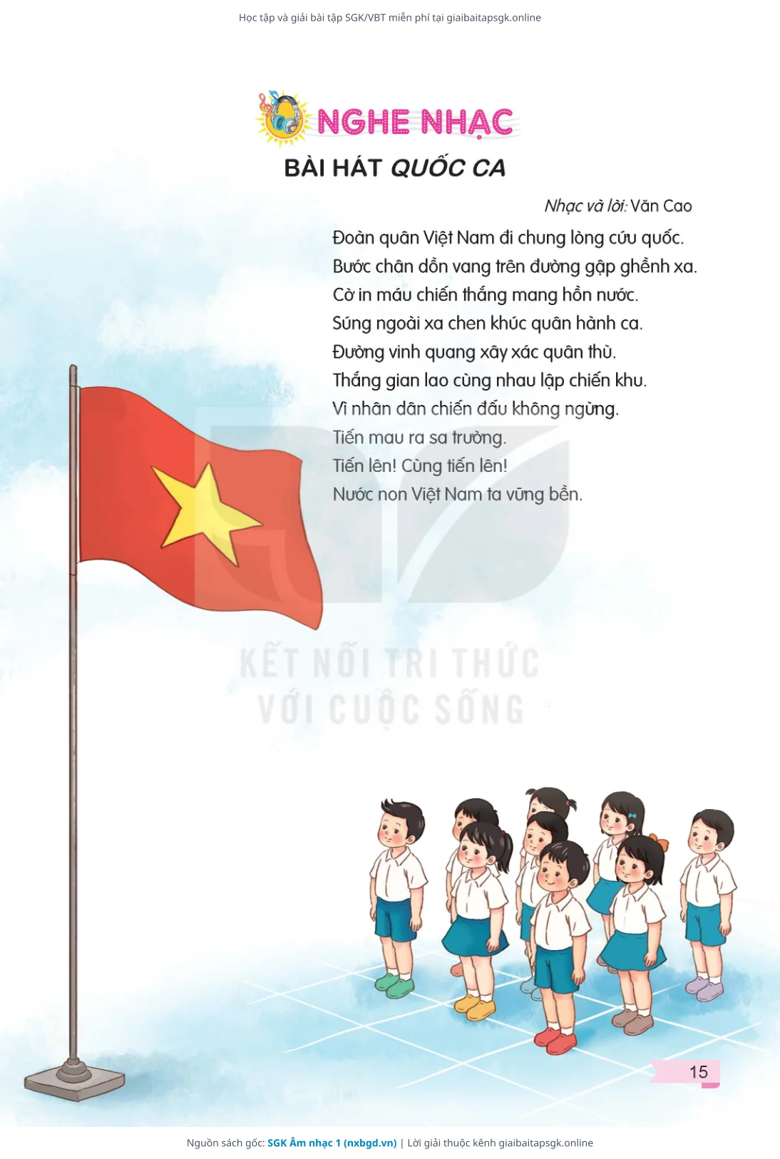 Trang 16 sách giáo khoa SGK Âm nhạc 1 thu nhỏ