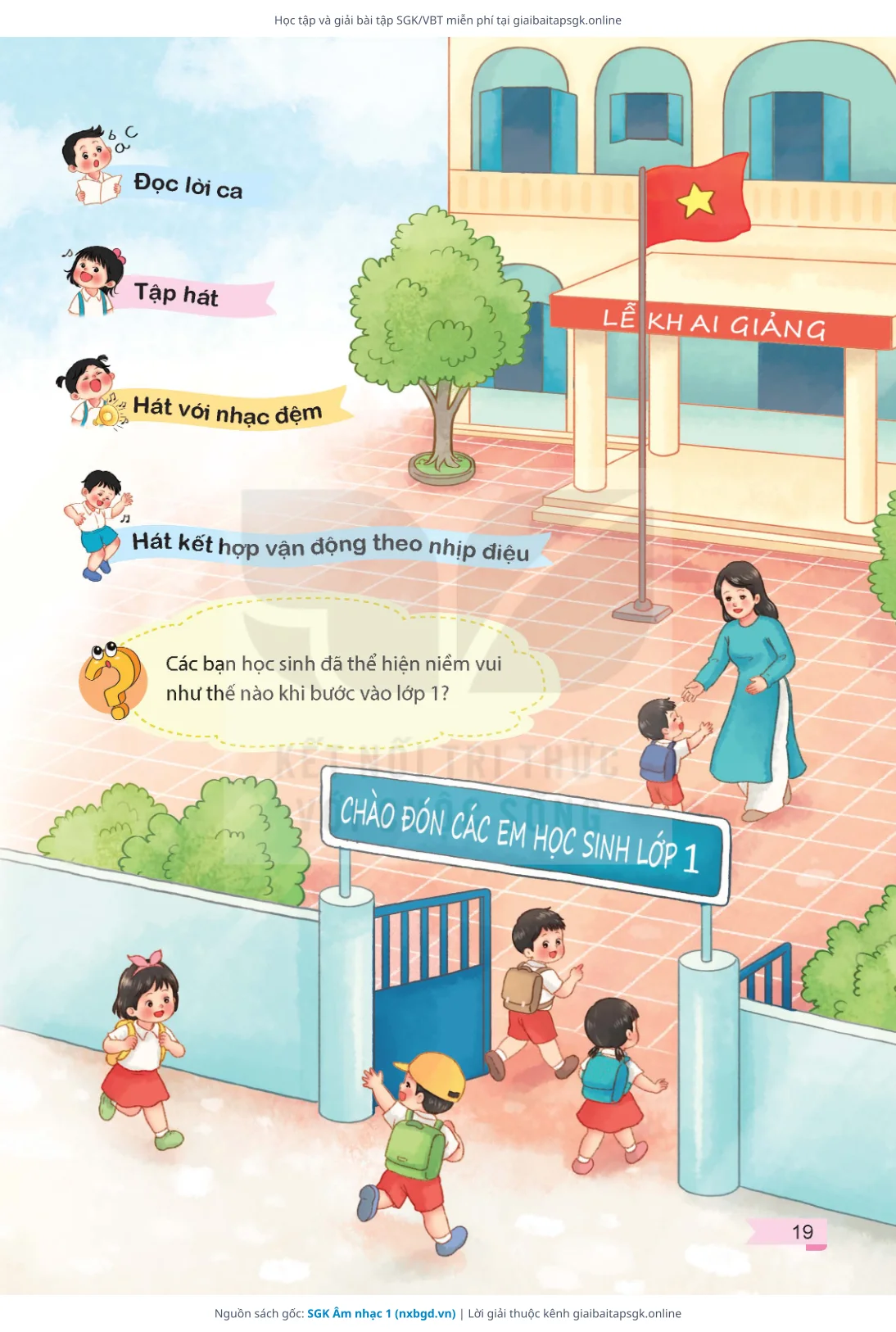 Trang 20 sách giáo khoa SGK Âm nhạc 1 thu nhỏ