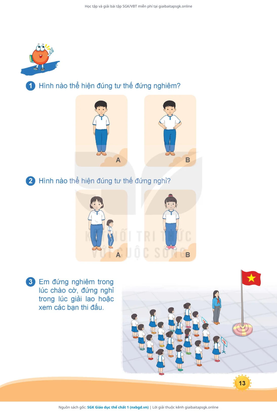 Trang 14 sách giáo khoa SGK Giáo dục thể chất 1 thu nhỏ