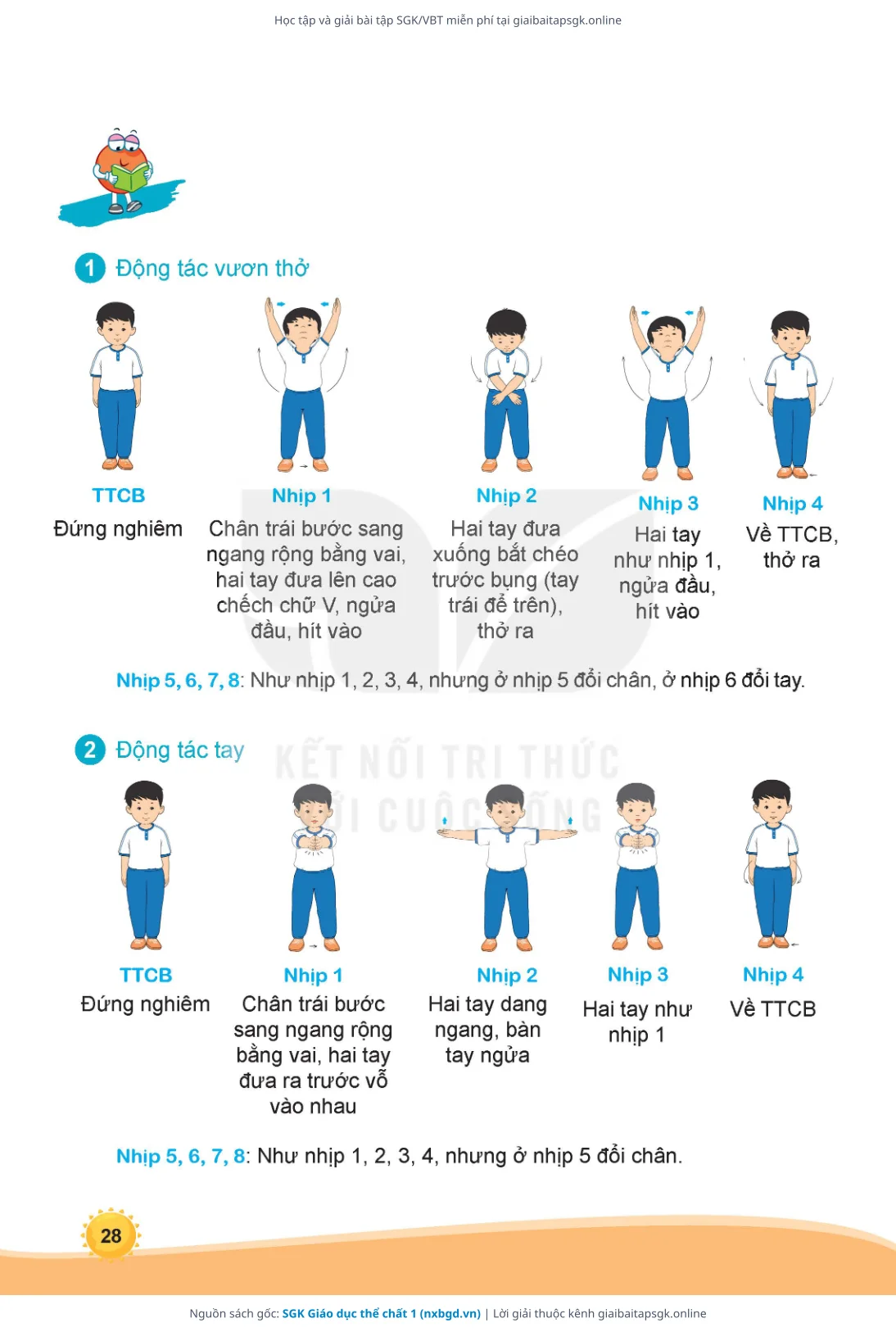Trang 29 sách giáo khoa SGK Giáo dục thể chất 1 thu nhỏ