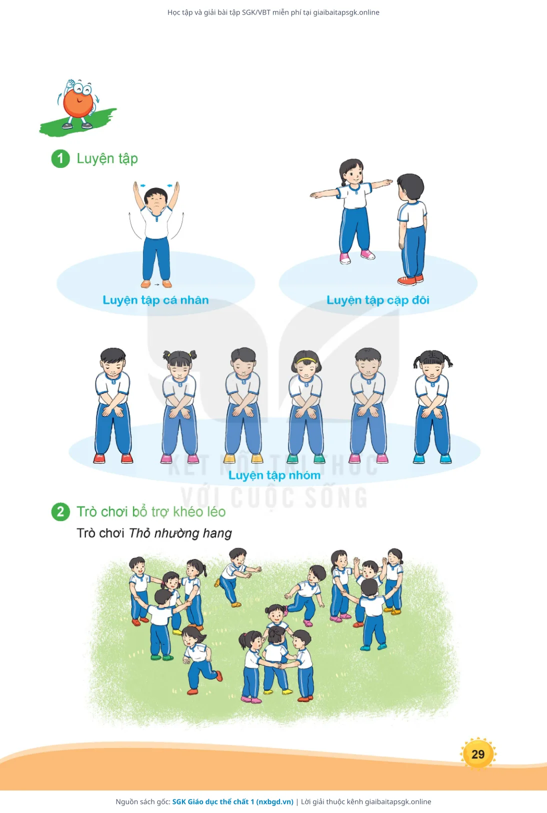 Trang 30 sách giáo khoa SGK Giáo dục thể chất 1 thu nhỏ