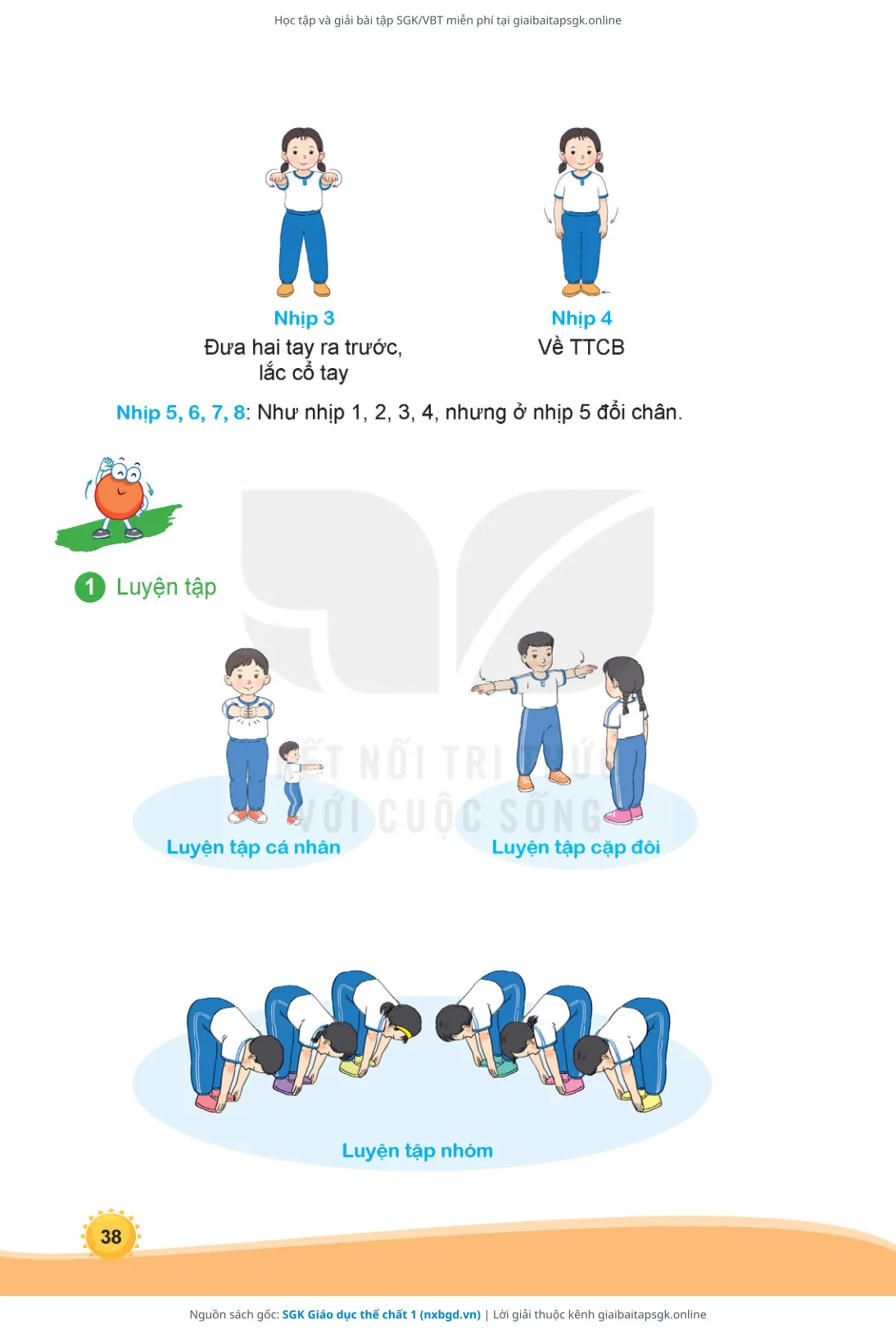 Trang 39 sách giáo khoa SGK Giáo dục thể chất 1 thu nhỏ