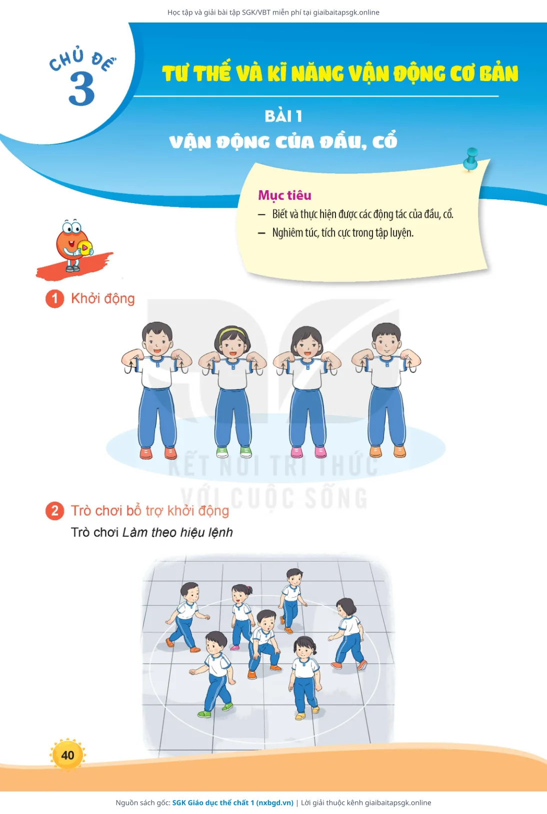 Trang 41 sách giáo khoa SGK Giáo dục thể chất 1 thu nhỏ