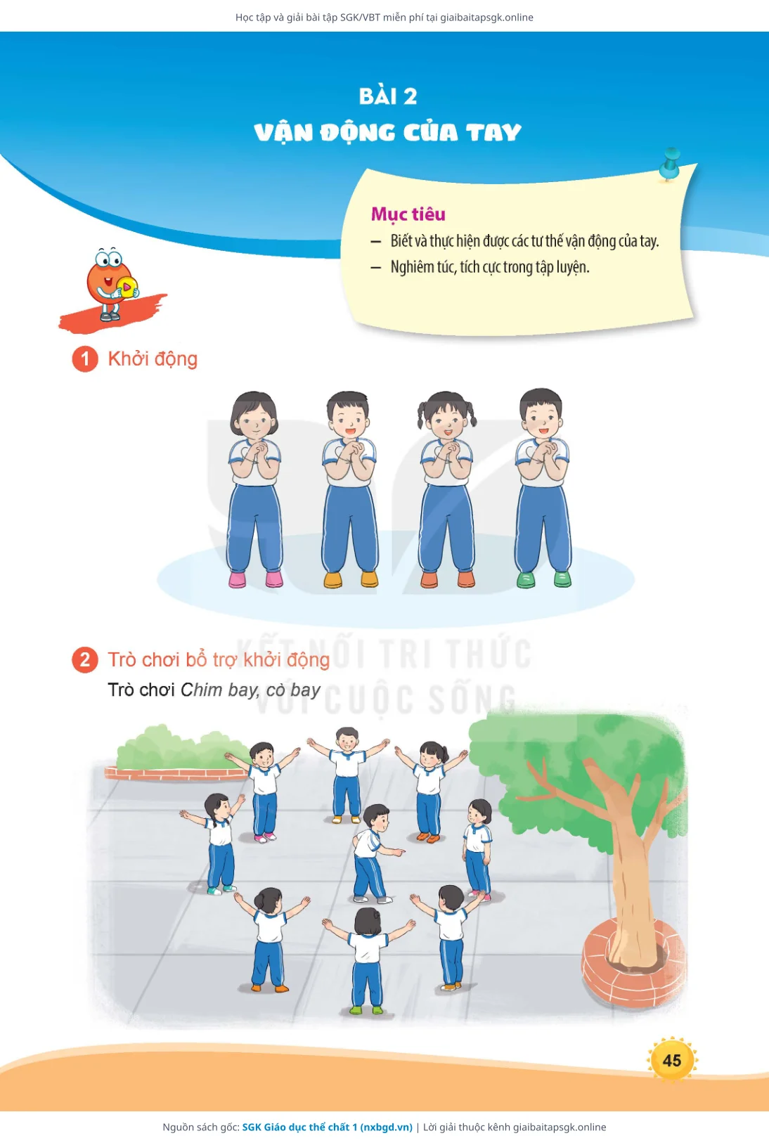 Trang 46 sách giáo khoa SGK Giáo dục thể chất 1 thu nhỏ