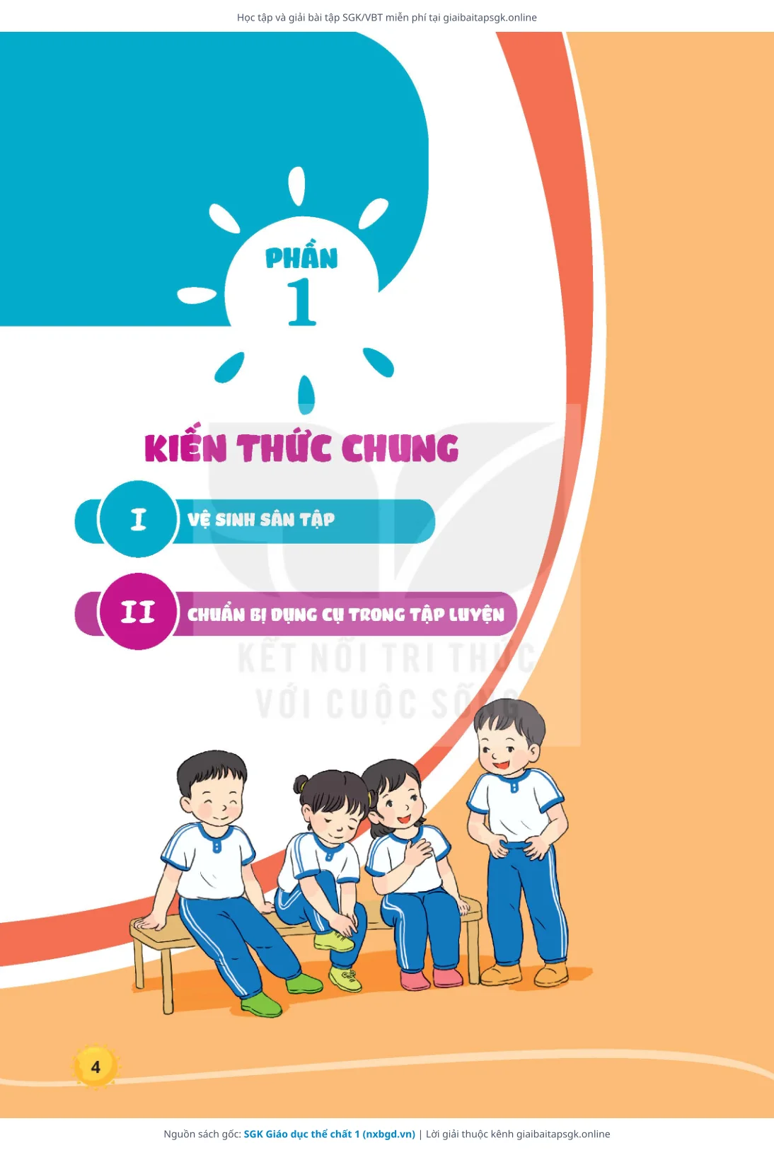 Trang 5 sách giáo khoa SGK Giáo dục thể chất 1 thu nhỏ