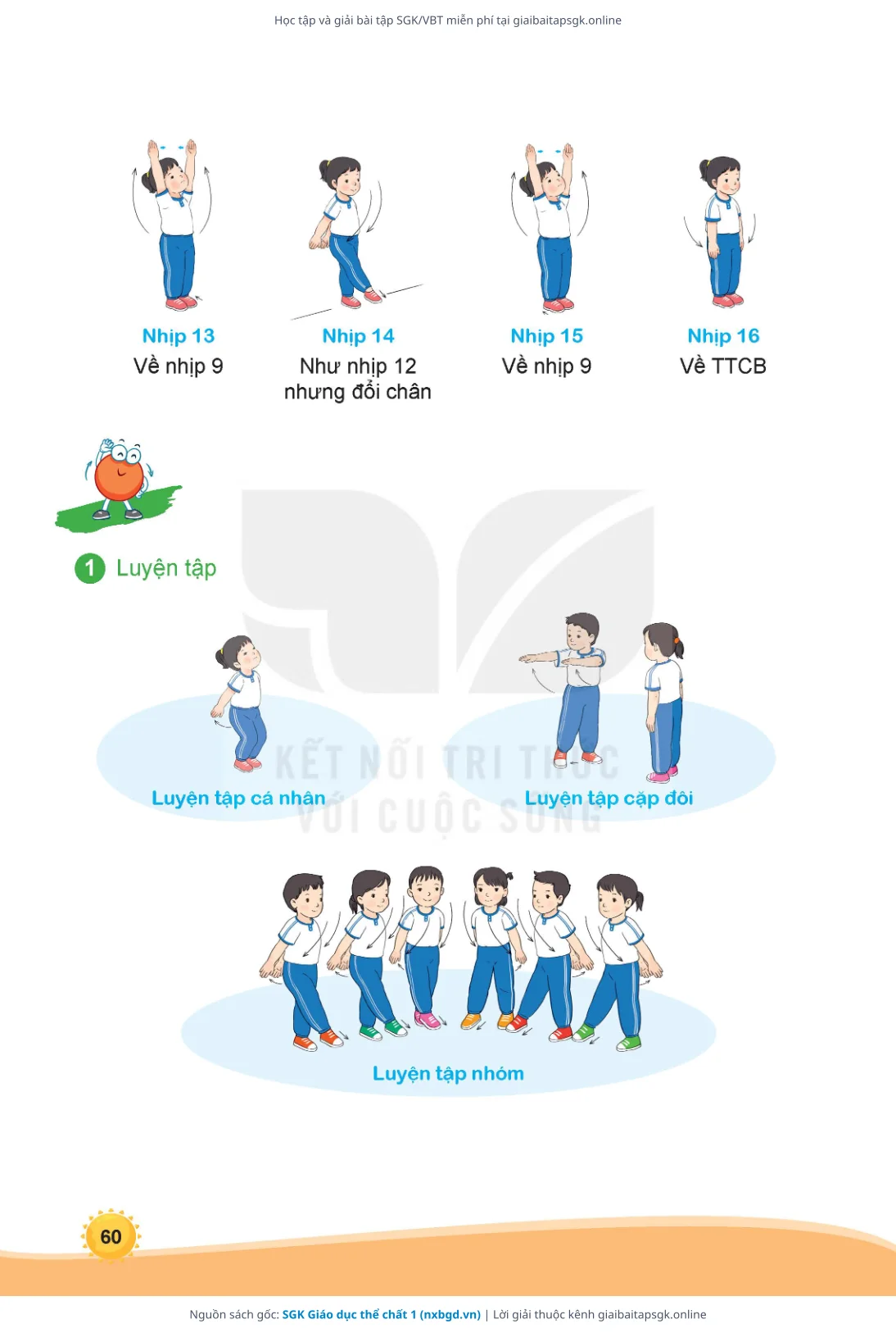 Trang 61 sách giáo khoa SGK Giáo dục thể chất 1 thu nhỏ