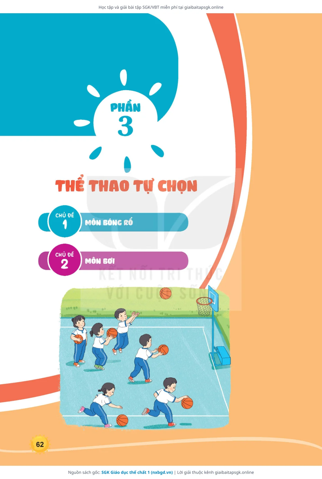 Trang 63 sách giáo khoa SGK Giáo dục thể chất 1 thu nhỏ