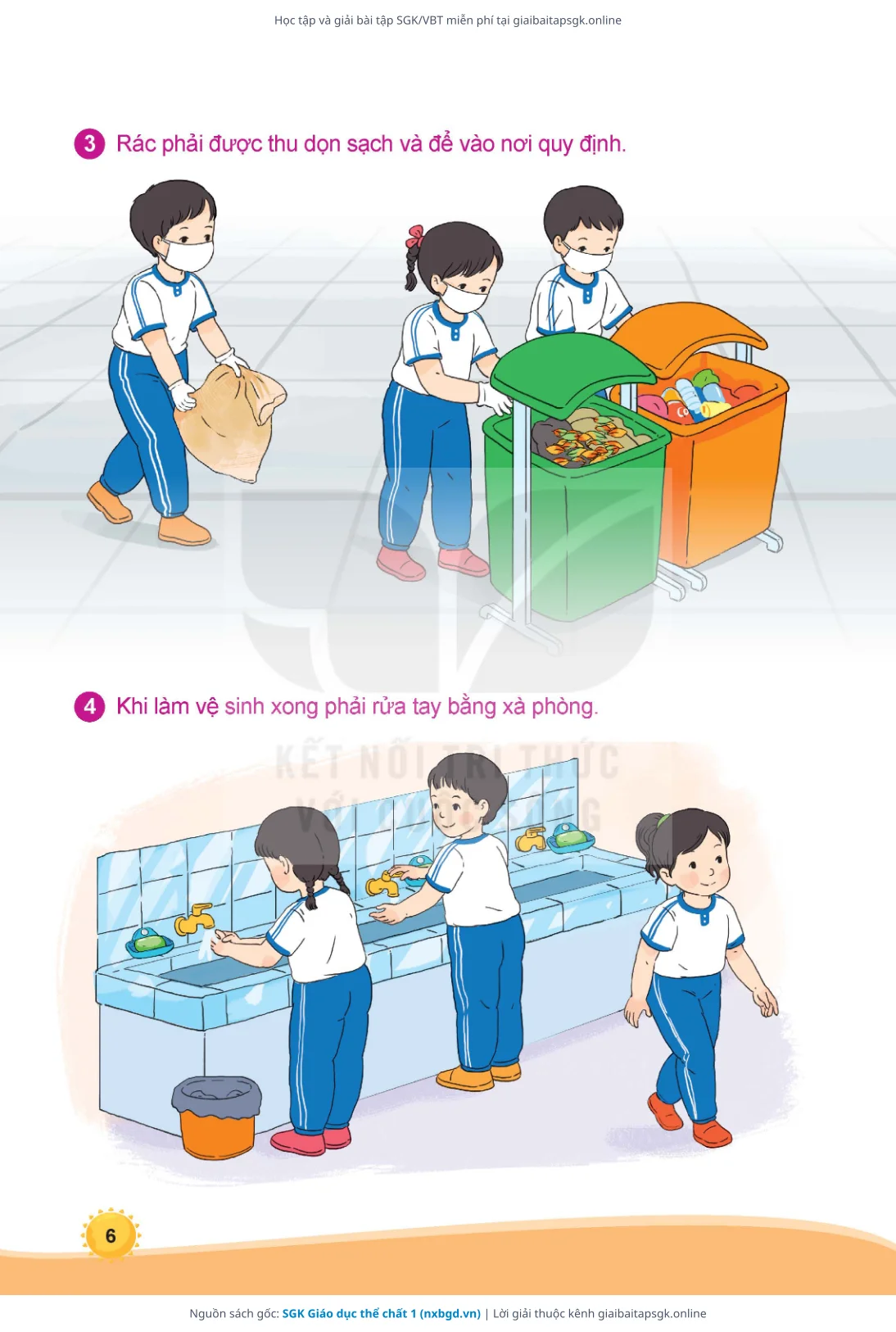 Trang 7 sách giáo khoa SGK Giáo dục thể chất 1 thu nhỏ