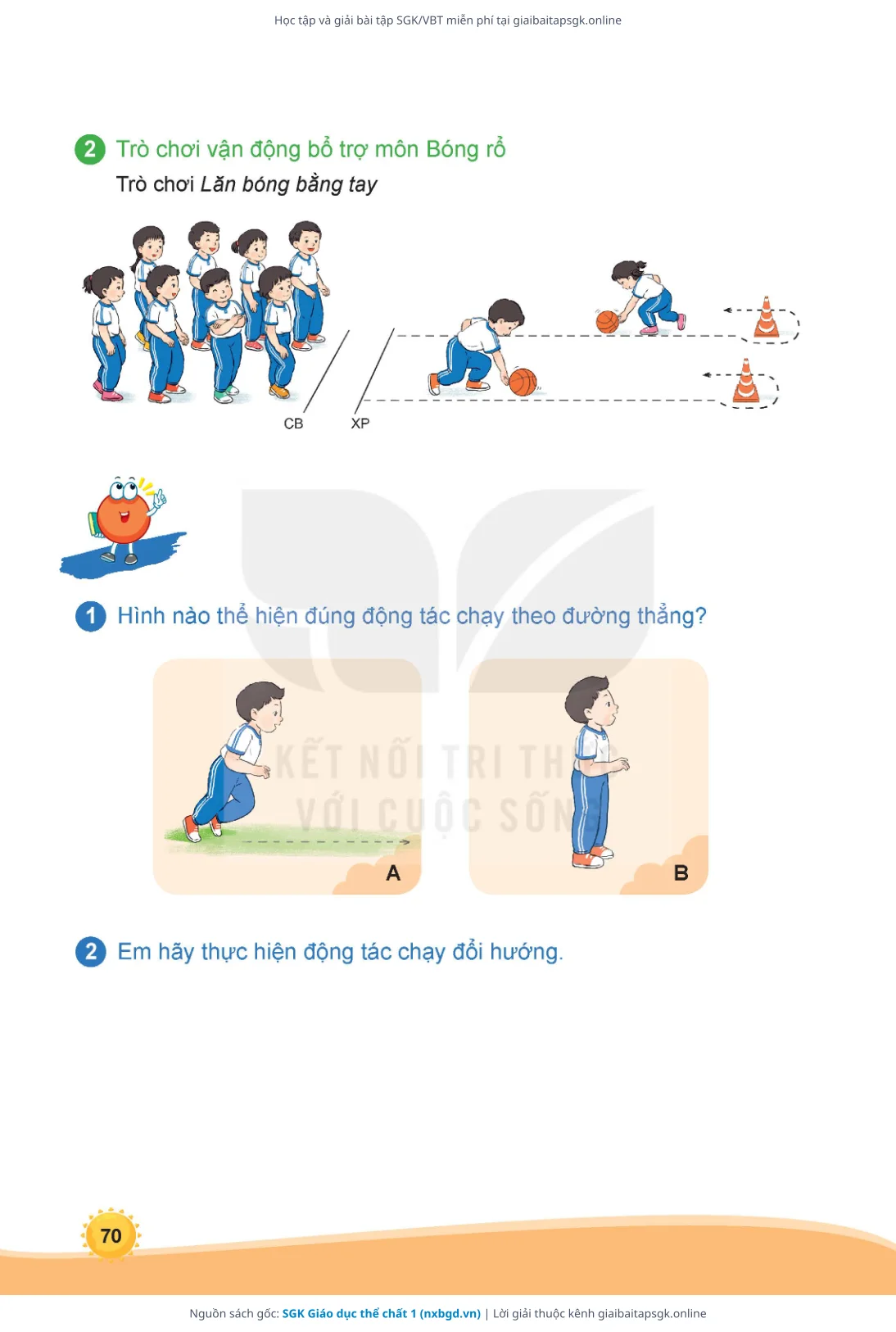 Trang 71 sách giáo khoa SGK Giáo dục thể chất 1 thu nhỏ