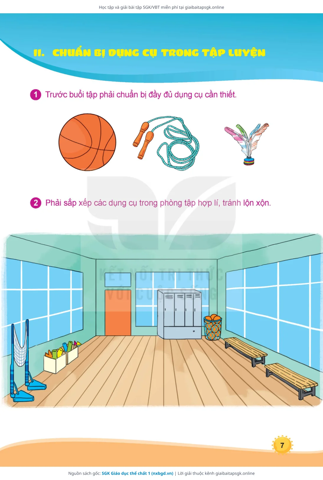 Trang 8 sách giáo khoa SGK Giáo dục thể chất 1 thu nhỏ