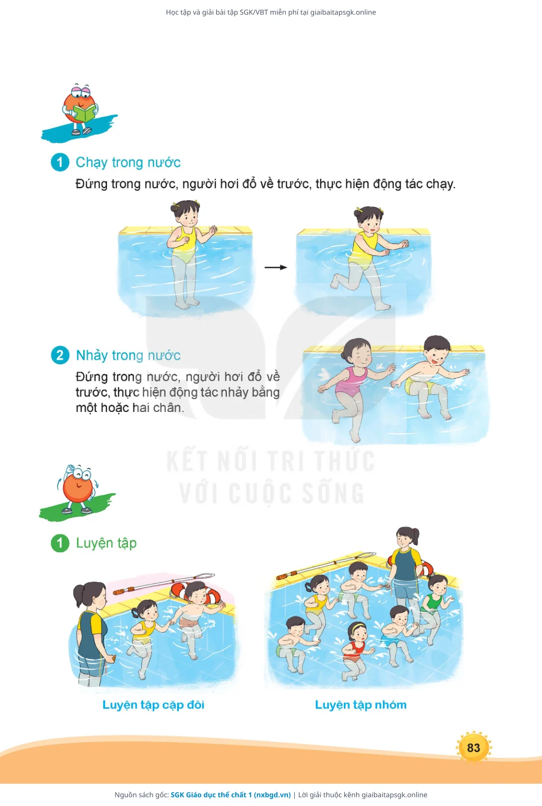 Trang 84 sách giáo khoa SGK Giáo dục thể chất 1 thu nhỏ