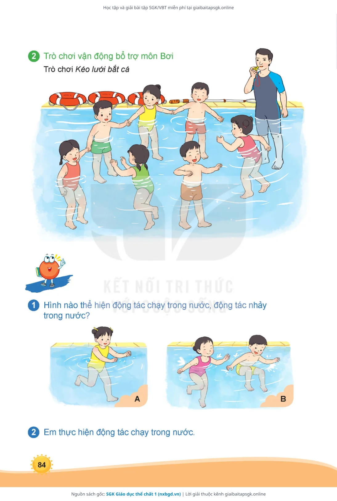 Trang 85 sách giáo khoa SGK Giáo dục thể chất 1 thu nhỏ