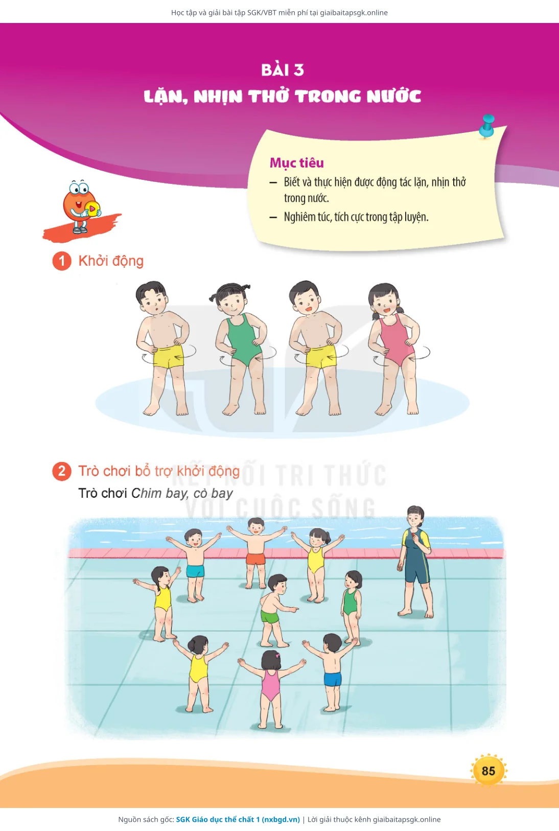 Trang 86 sách giáo khoa SGK Giáo dục thể chất 1 thu nhỏ