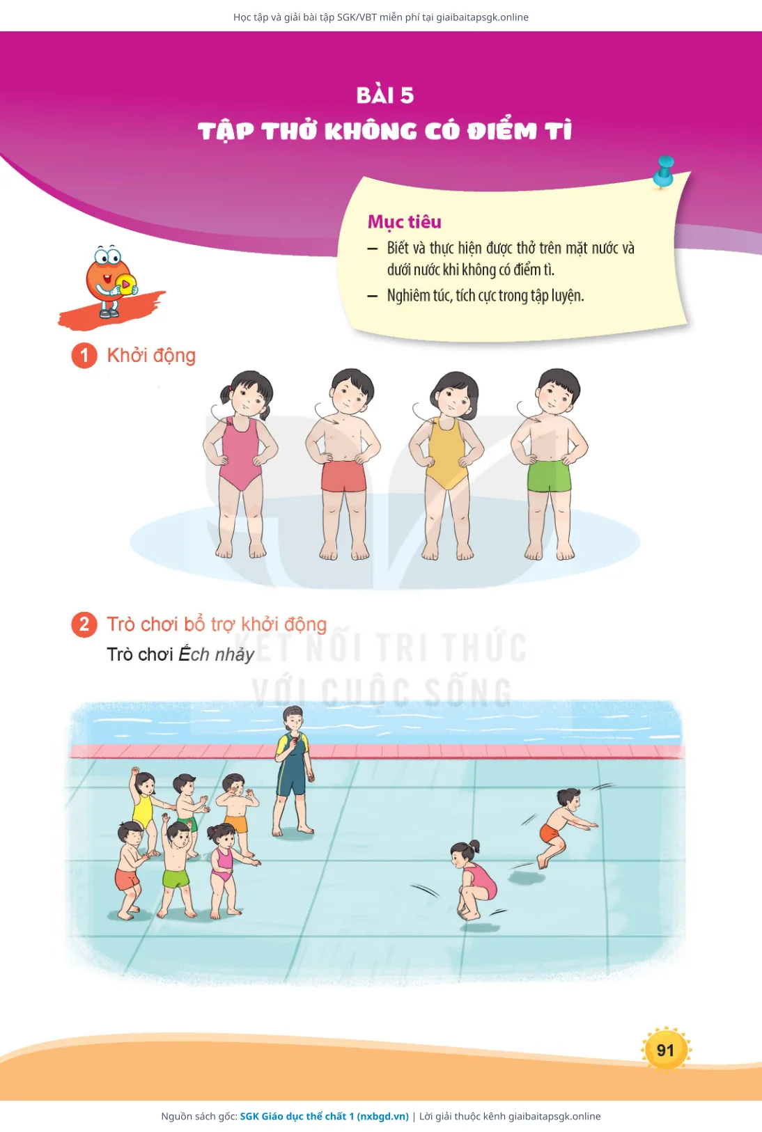 Trang 92 sách giáo khoa SGK Giáo dục thể chất 1 thu nhỏ
