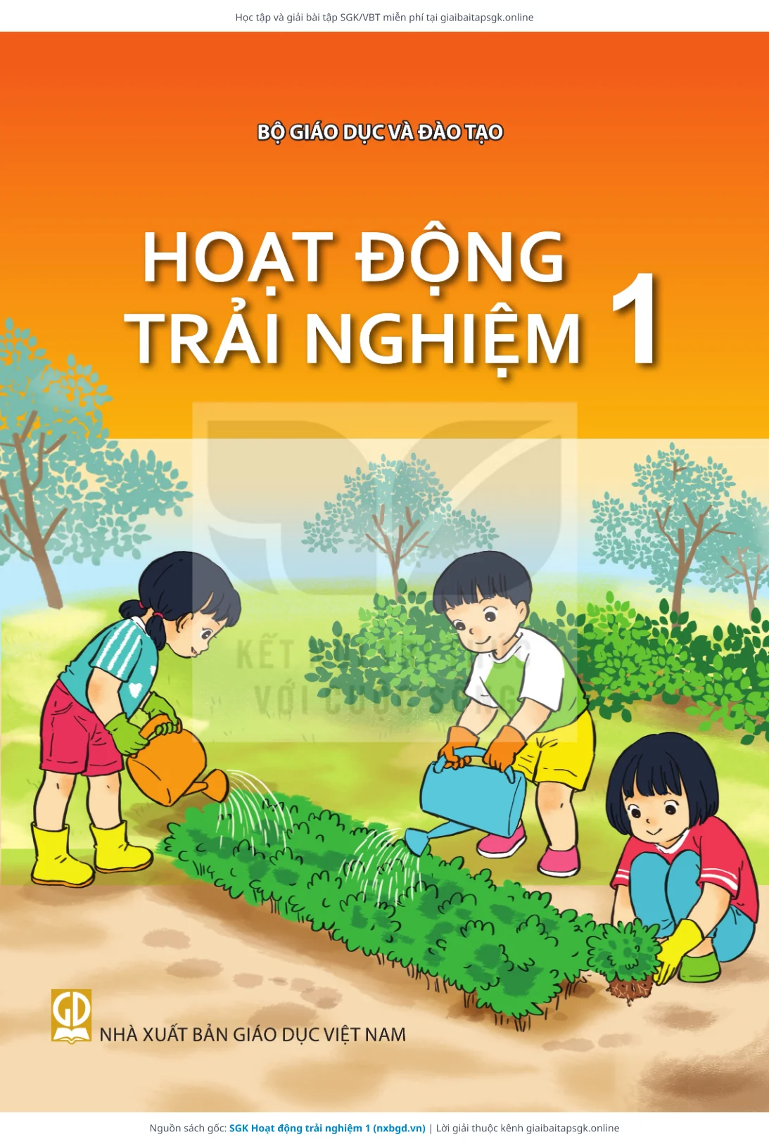 Bìa môn SGK Hoạt động trải nghiệm 1