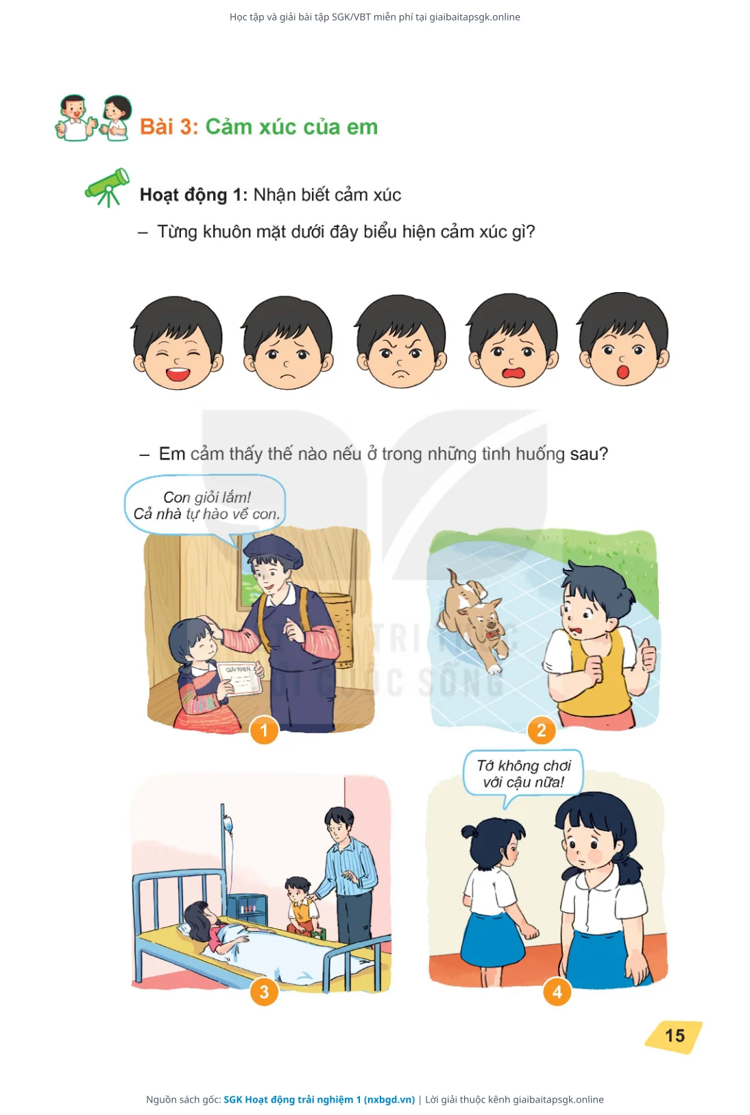 Trang 16 sách giáo khoa SGK Hoạt động trải nghiệm 1 thu nhỏ