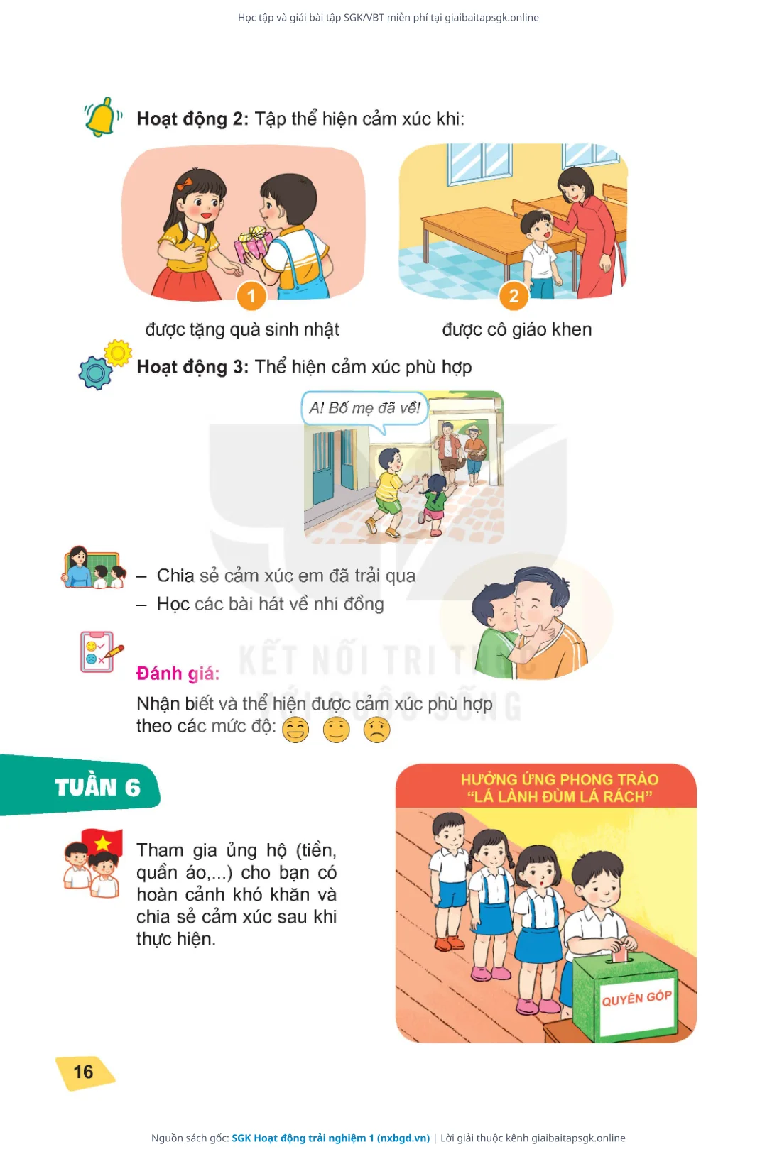 Trang 17 sách giáo khoa SGK Hoạt động trải nghiệm 1 thu nhỏ