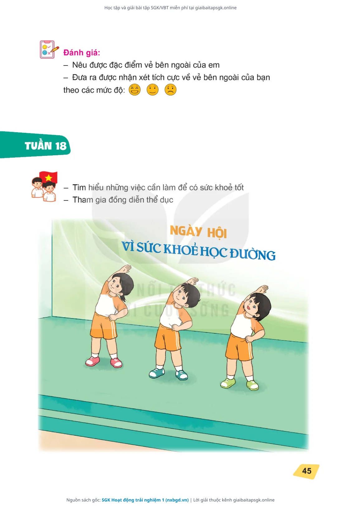 Trang 46 sách giáo khoa SGK Hoạt động trải nghiệm 1 thu nhỏ