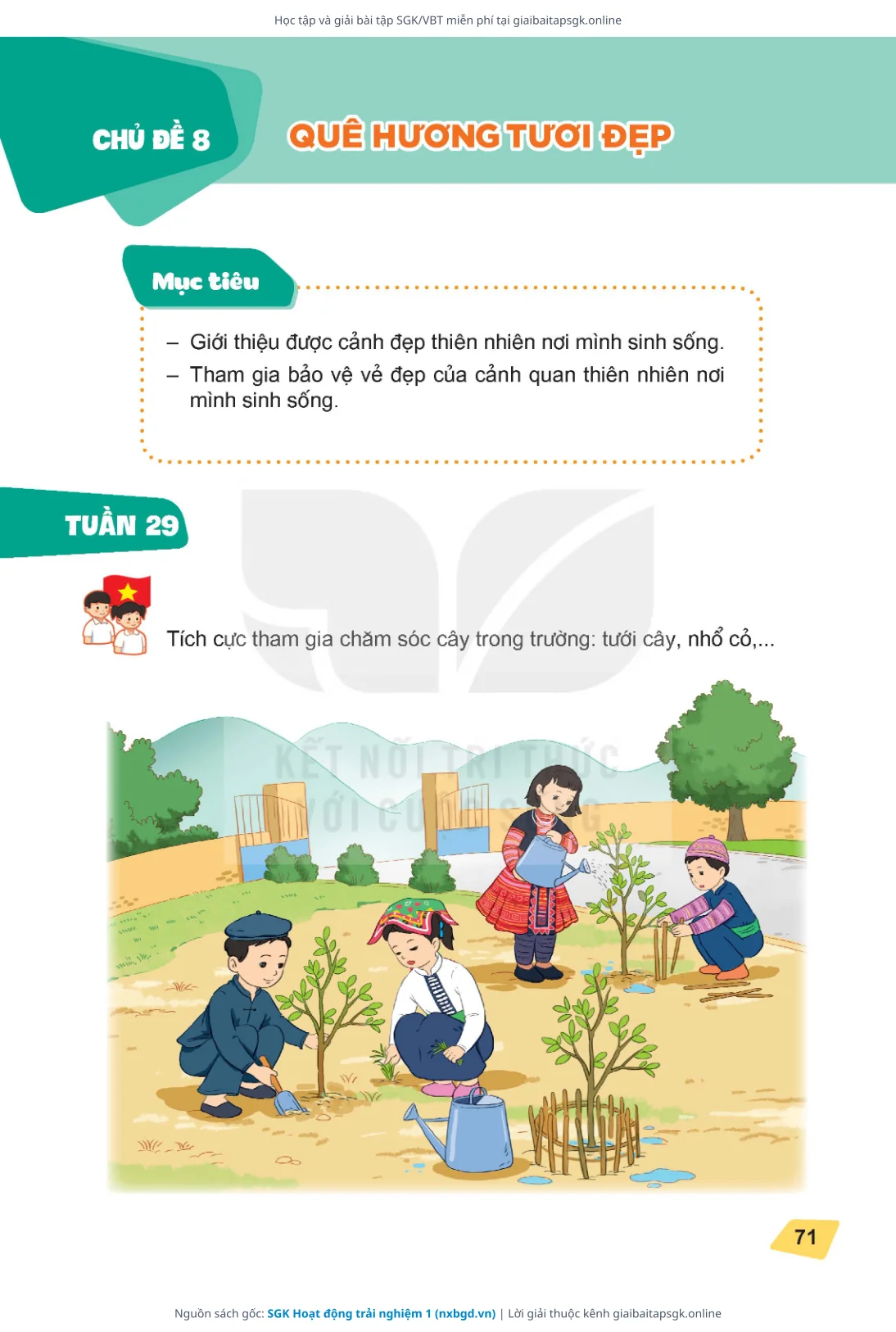Trang 72 sách giáo khoa SGK Hoạt động trải nghiệm 1 thu nhỏ