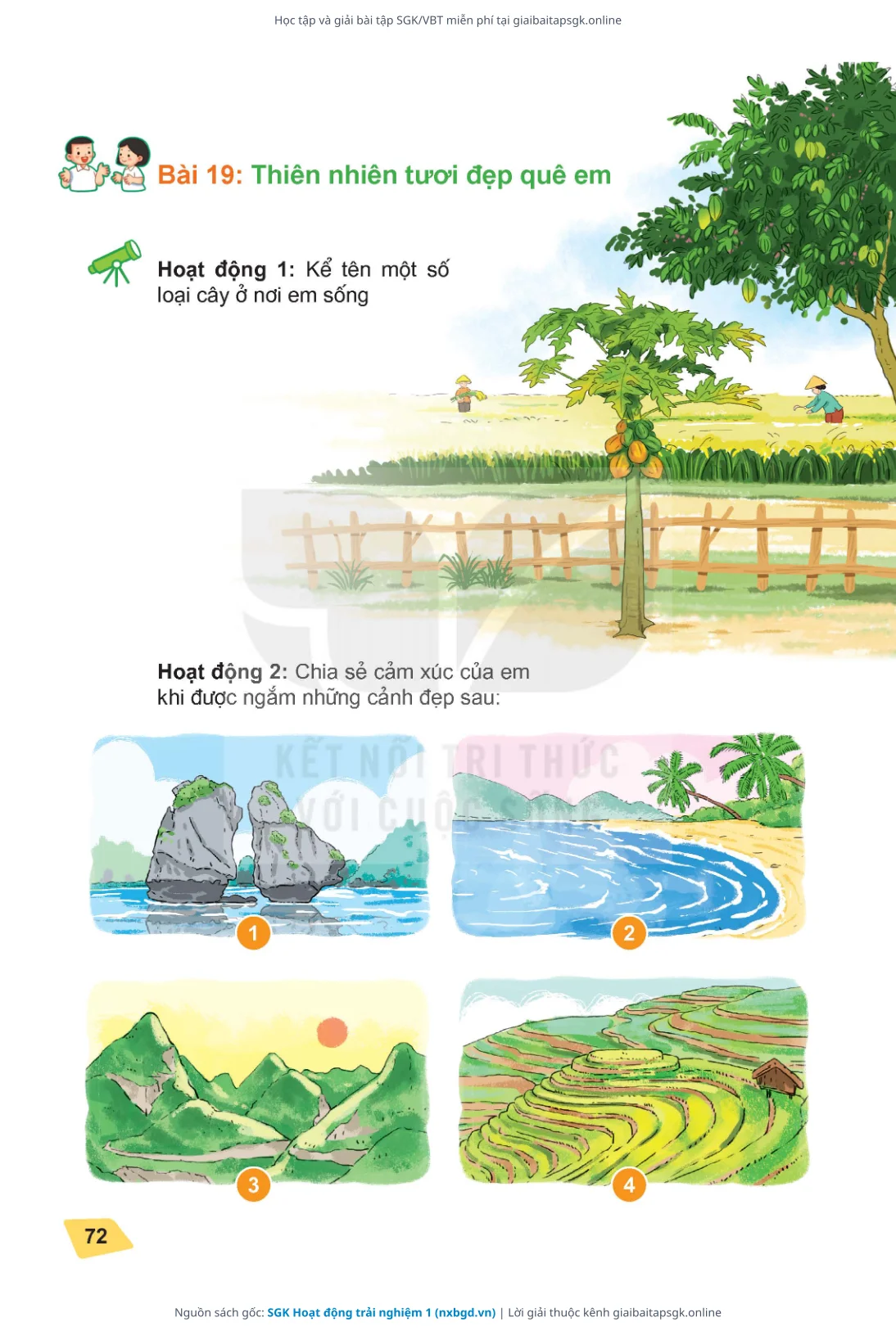Trang 73 sách giáo khoa SGK Hoạt động trải nghiệm 1 thu nhỏ