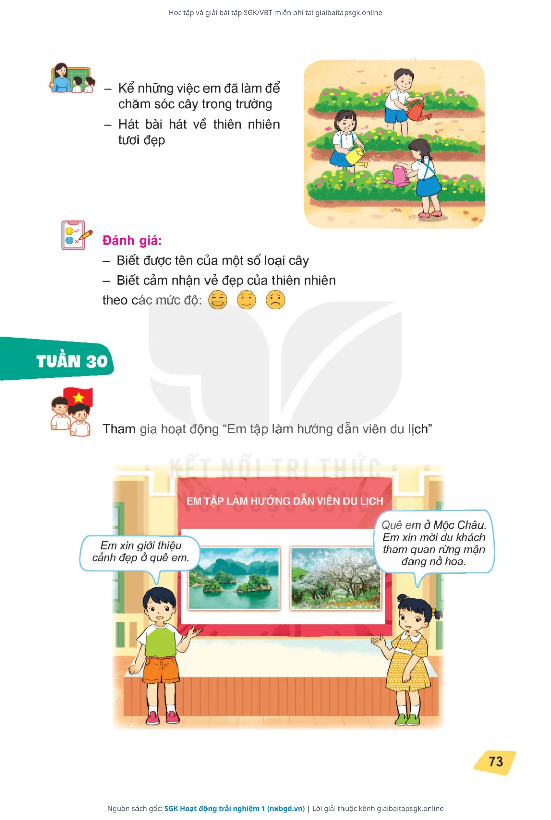 Trang 74 sách giáo khoa SGK Hoạt động trải nghiệm 1 thu nhỏ