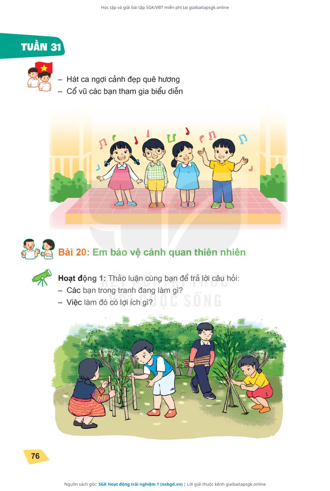 Trang 77 sách giáo khoa SGK Hoạt động trải nghiệm 1 thu nhỏ