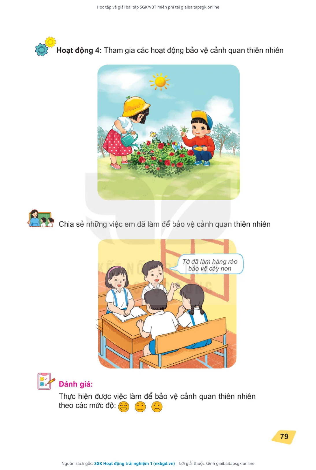 Trang 80 sách giáo khoa SGK Hoạt động trải nghiệm 1 thu nhỏ