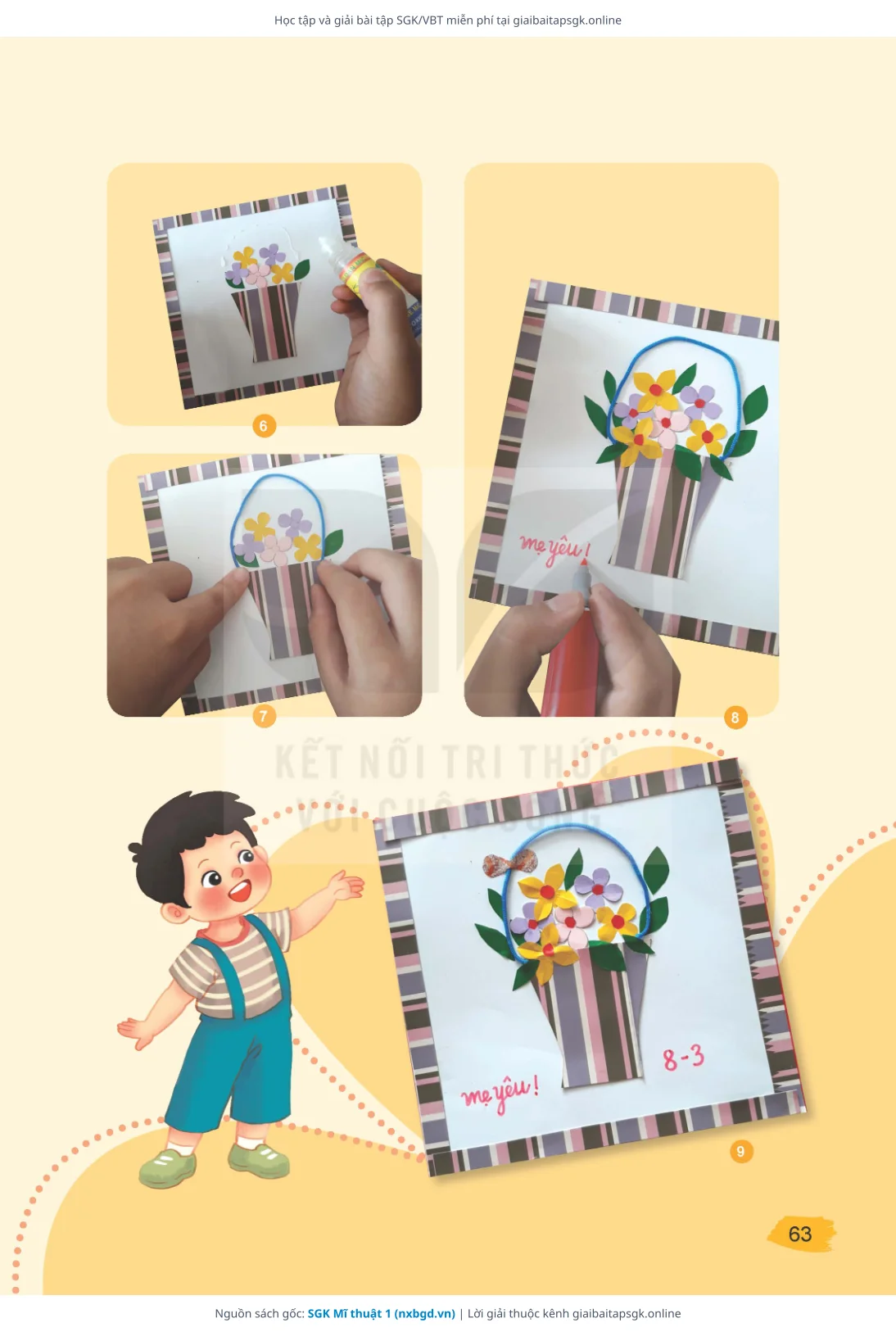 Trang 64 sách giáo khoa SGK Mĩ thuật 1 thu nhỏ