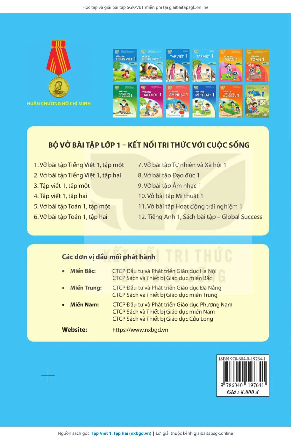 Trang 6 sách giáo khoa Tập Viết 1, tập hai thu nhỏ