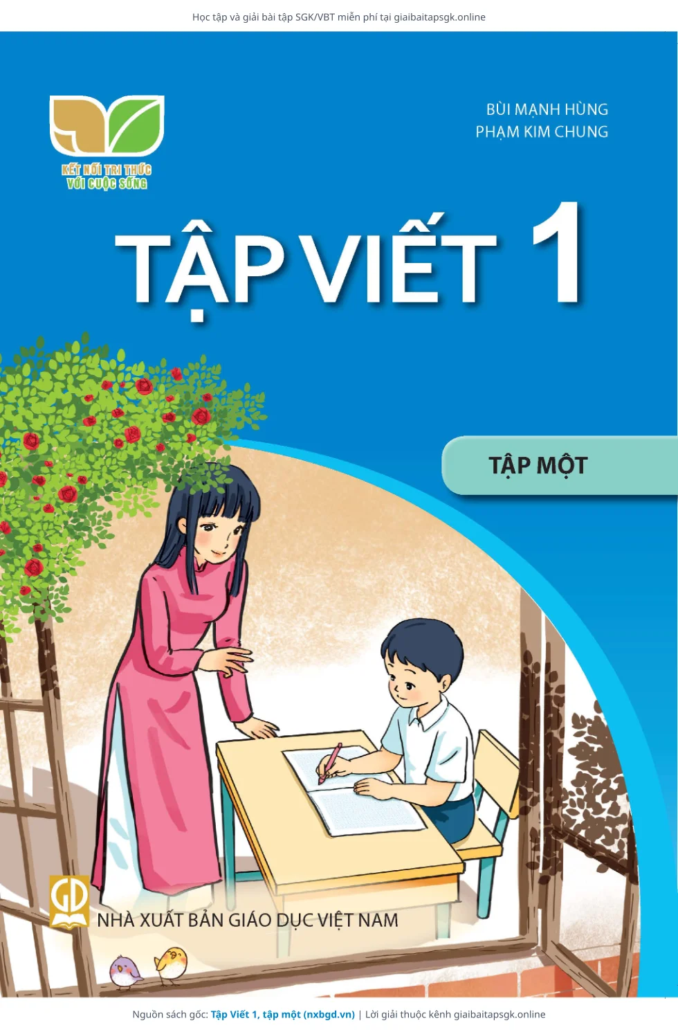 Bìa môn Tập viết 1 (Tập một)