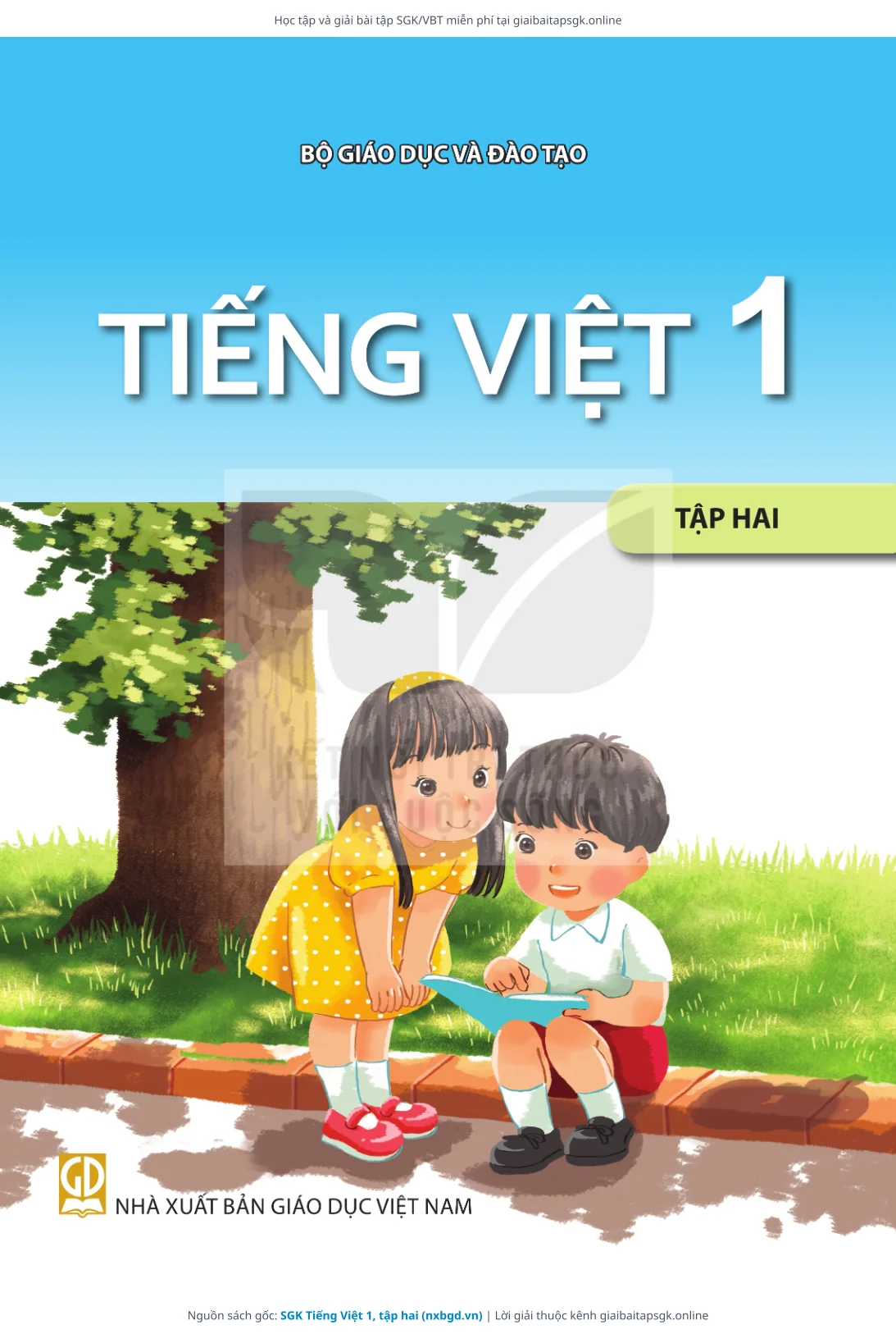 Trang 1 sách giáo khoa SGK Tiếng Việt 1, tập hai bản chuẩn