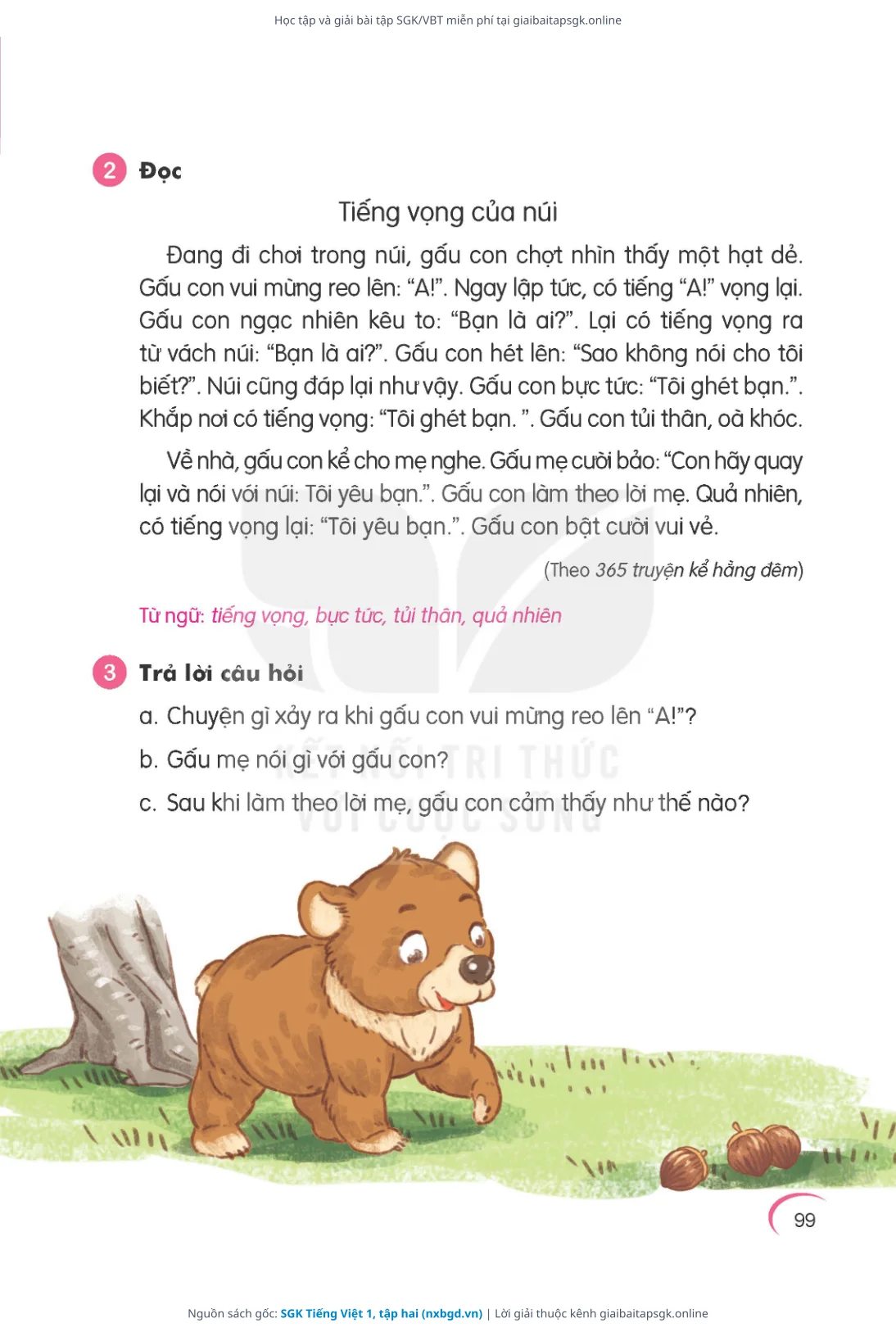 Trang 100 sách giáo khoa SGK Tiếng Việt 1, tập hai thu nhỏ