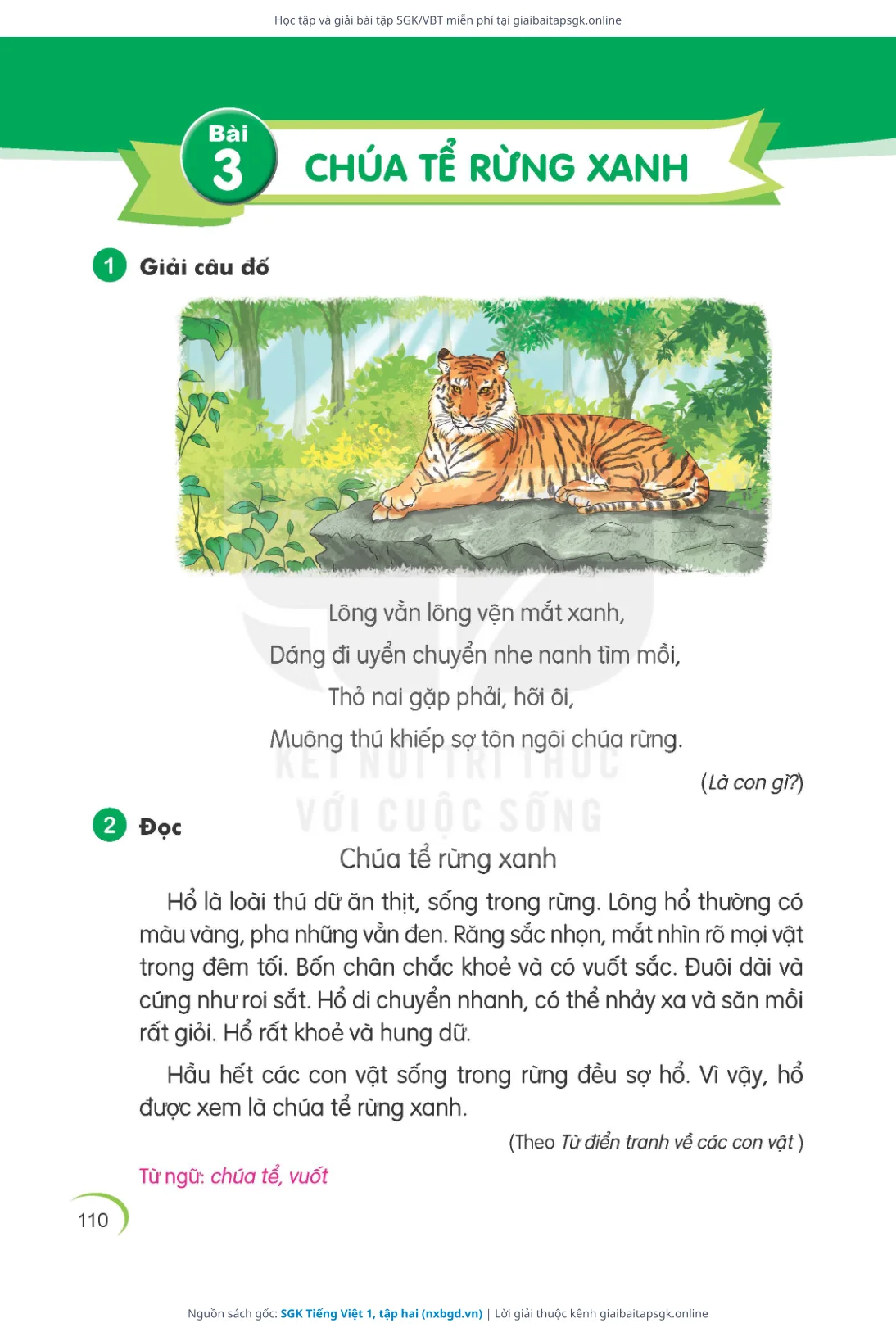 Trang 111 sách giáo khoa SGK Tiếng Việt 1, tập hai thu nhỏ
